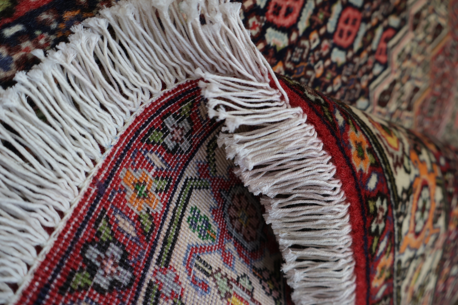Geometric Bidjar Persian Area Rug 4x6