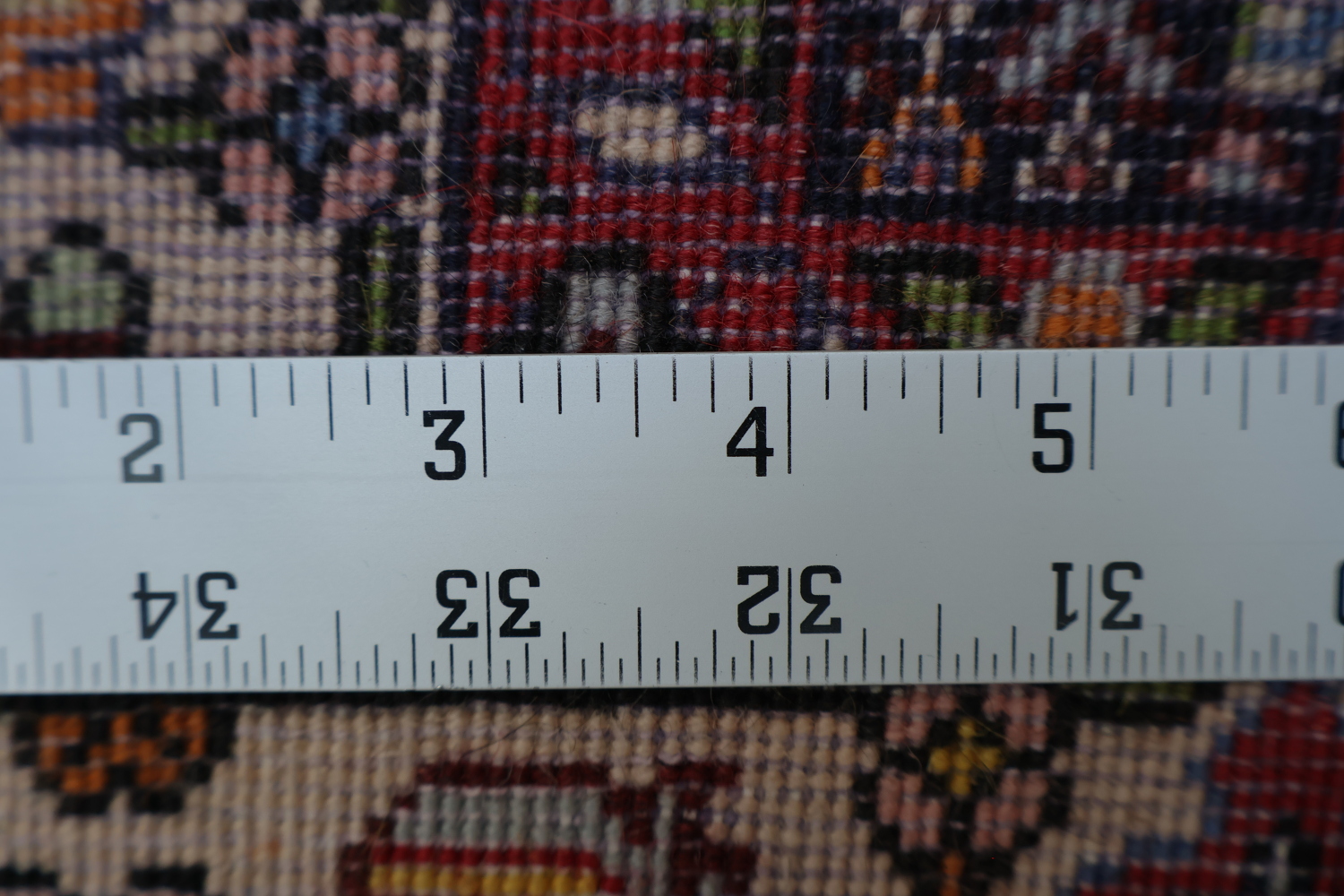 Geometric Bidjar Persian Area Rug 4x6