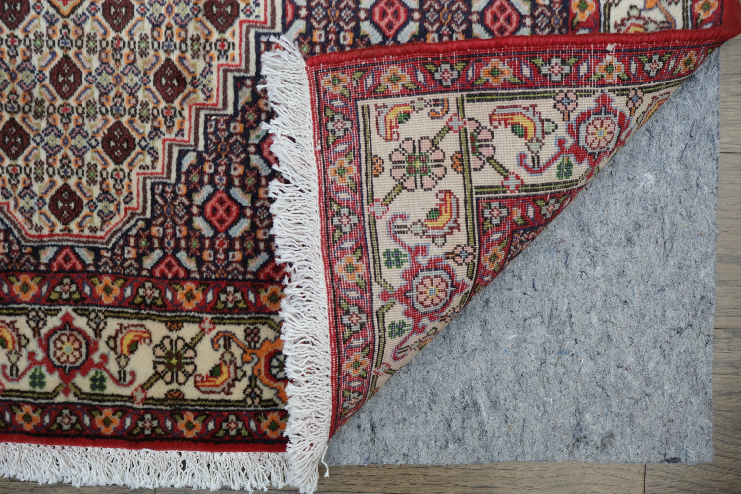 Geometric Bidjar Persian Area Rug 4x6