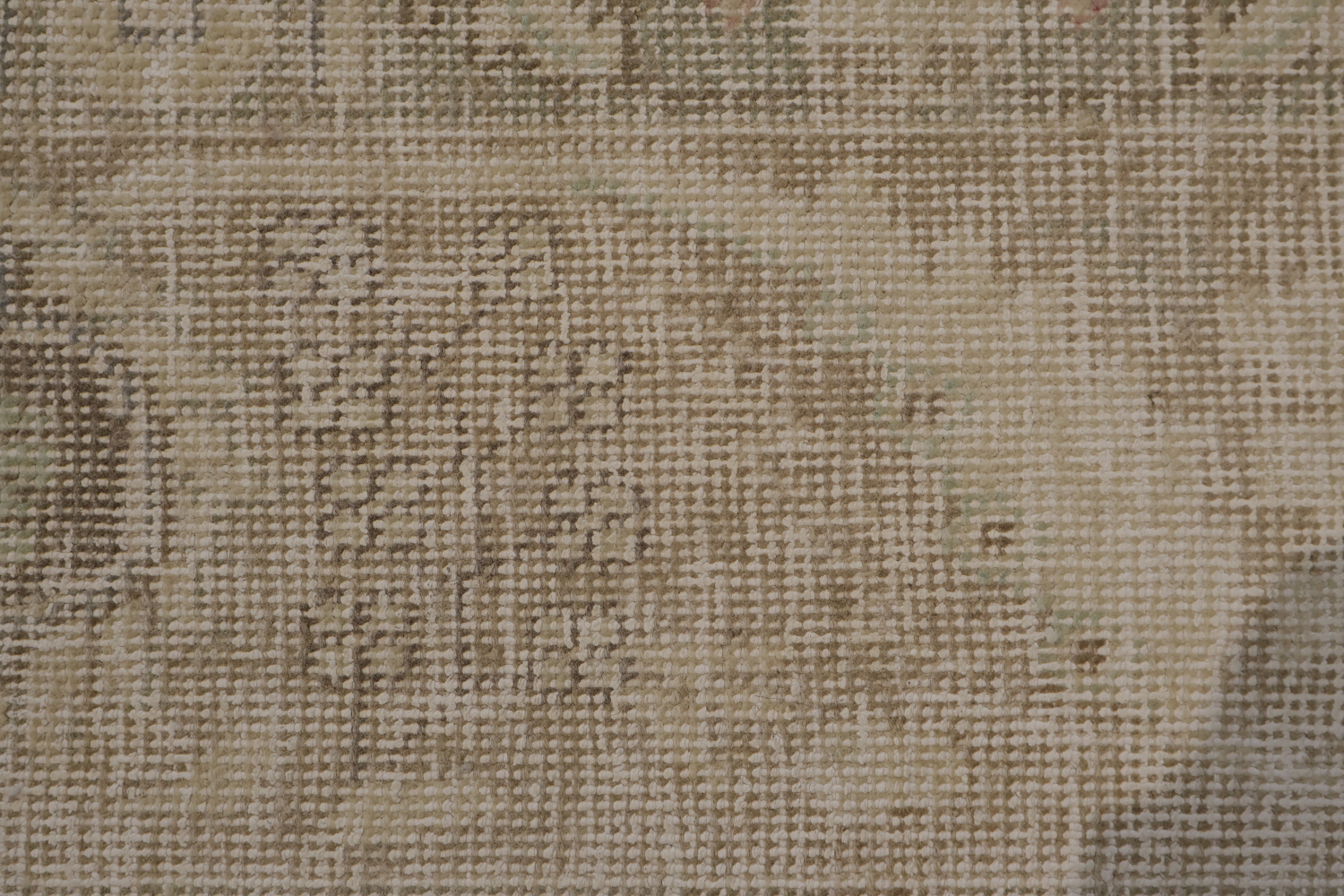 Muted Beige Gray Tabriz Distressed Persian Area Rug 6x9