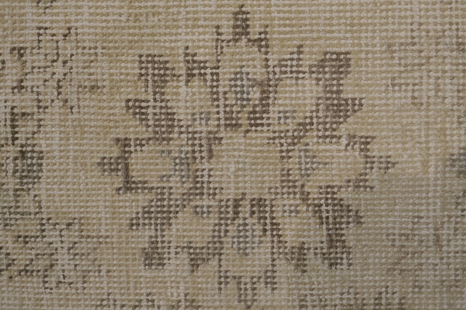 Muted Beige Gray Tabriz Distressed Persian Area Rug 6x9