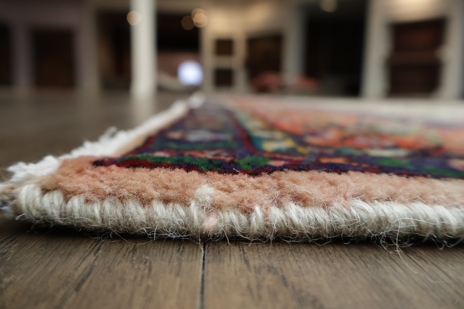 Antique All-Over Floral Tabriz Persian Area Rug 7x11