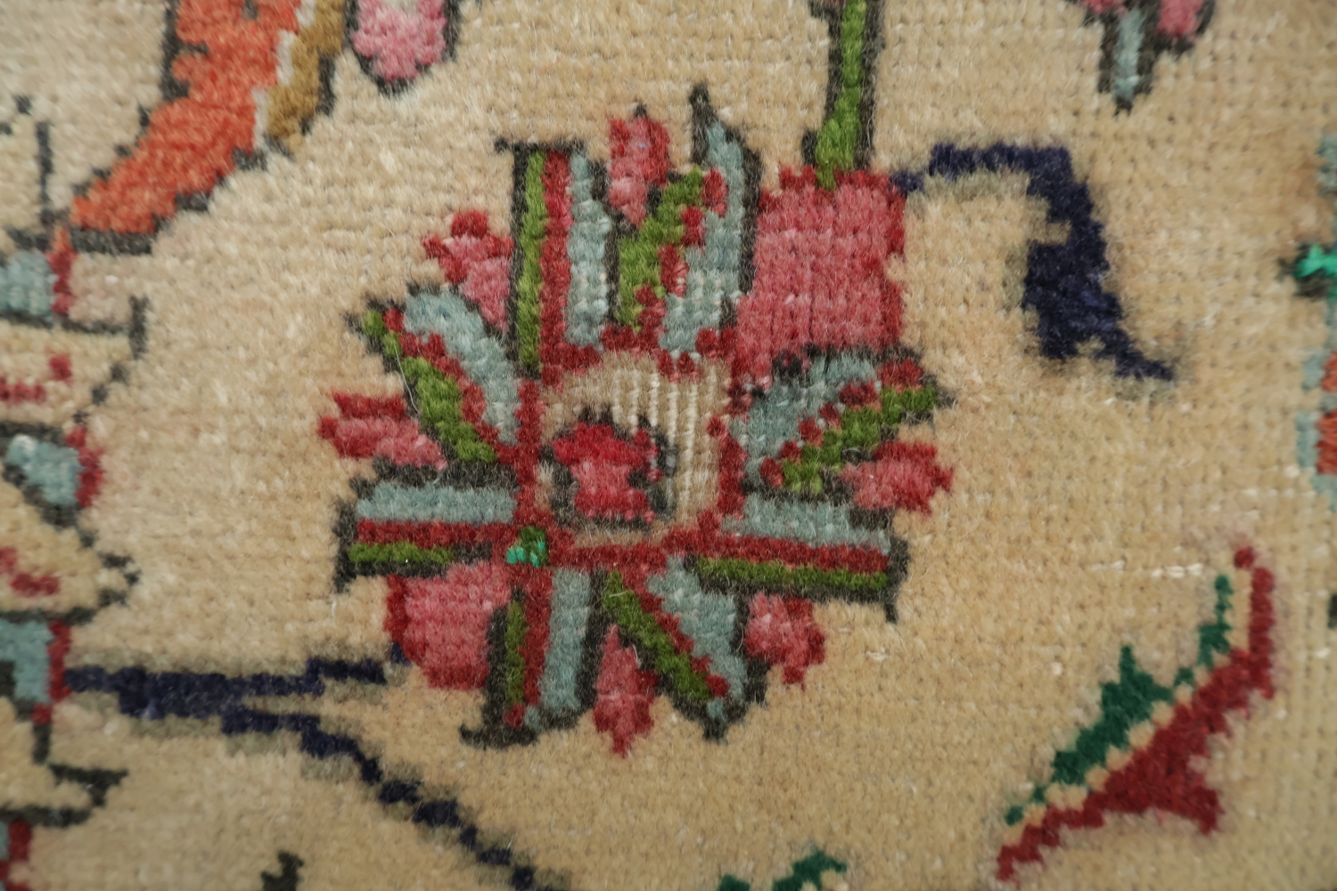 Antique All-Over Floral Tabriz Persian Area Rug 7x11