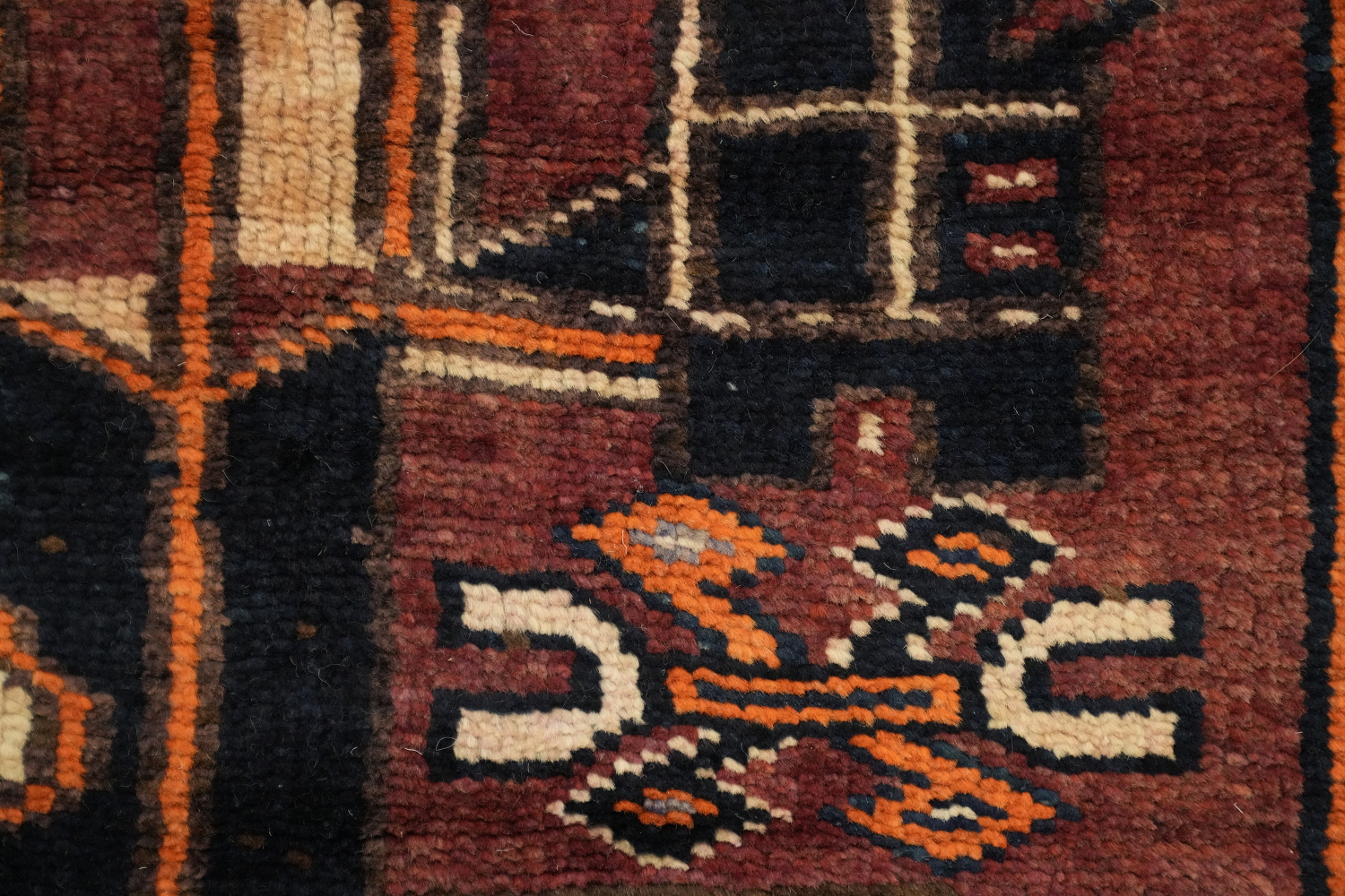 Geometric Red Lori Persian Runner Rug 5x12