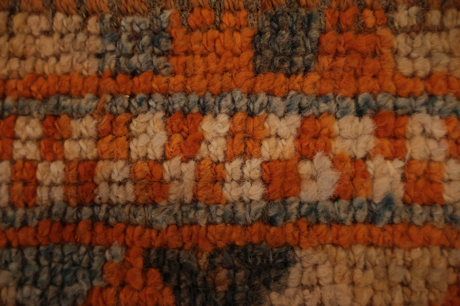 Vintage Geometric Moroccan Oriental Runner Rug 3x15