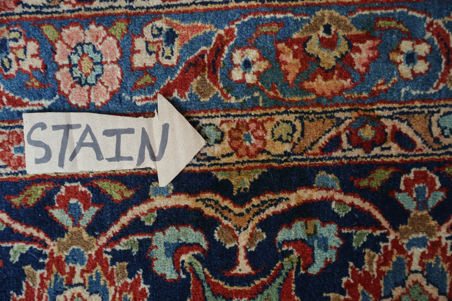 Handcrafted Luxury Kashan Dabir Vegetable Dye Persian Rug 11x14