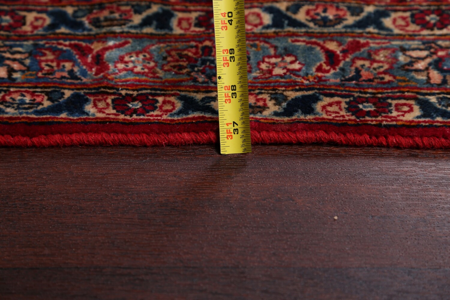 Antique 100% Vegetable Dye Kashan Persian Area Rug 10x15
