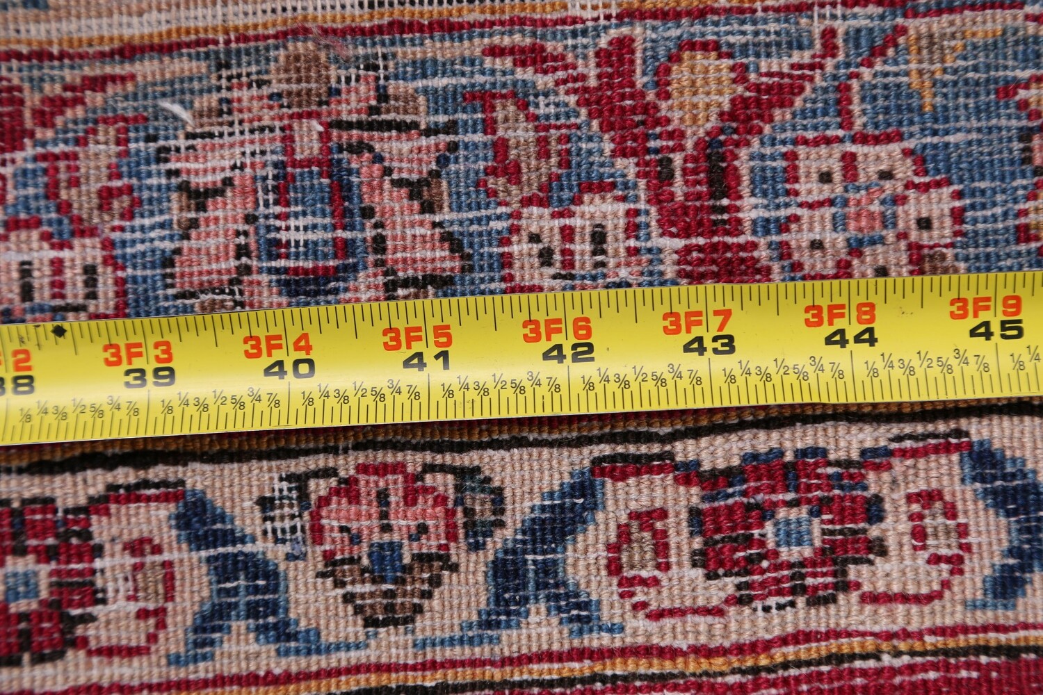 Antique 100% Vegetable Dye Kashan Persian Area Rug 10x15
