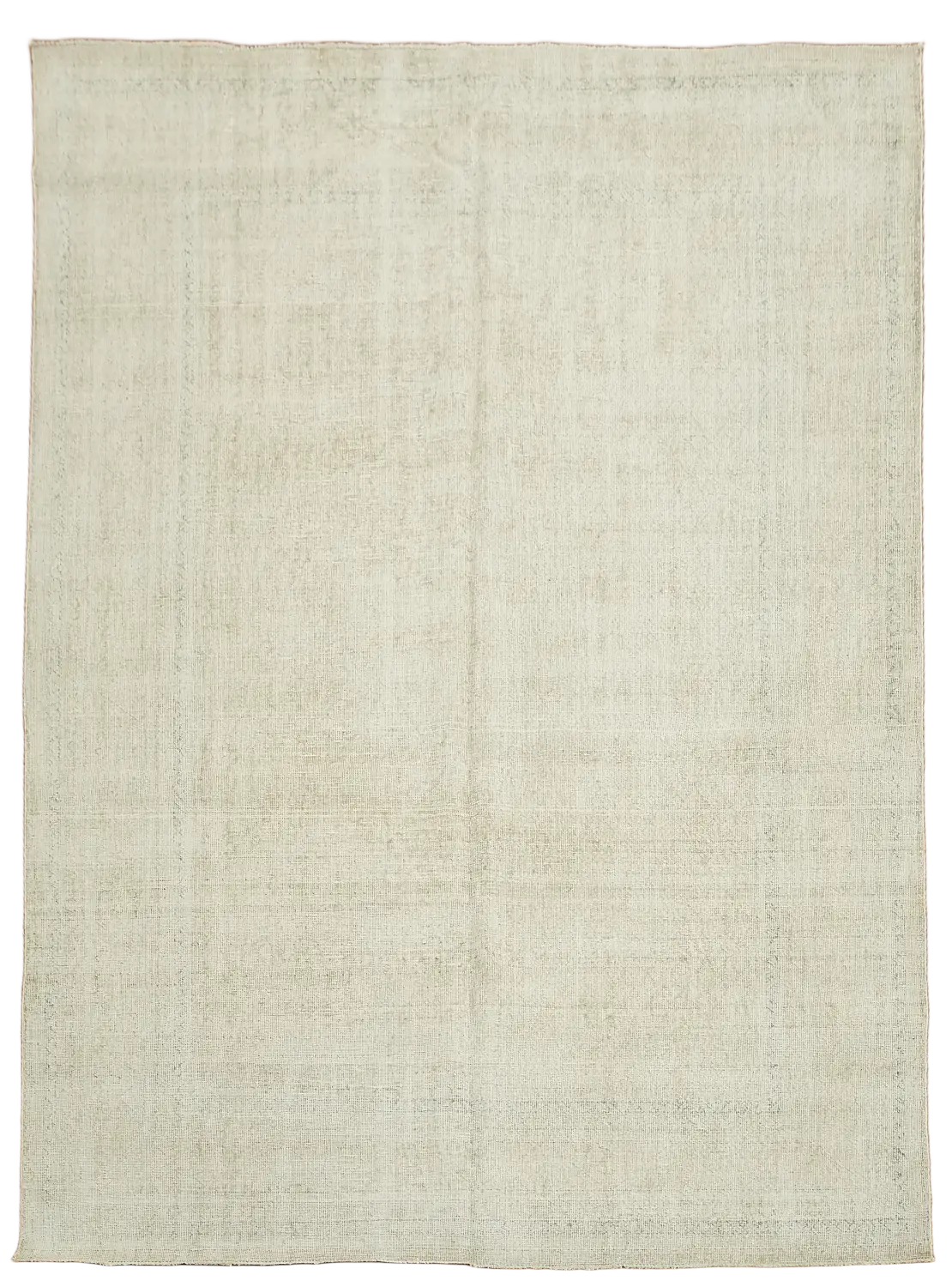 Sleek Beige Distressed Persian Rug for a Subtle Touch of Elegance 8x11 ft