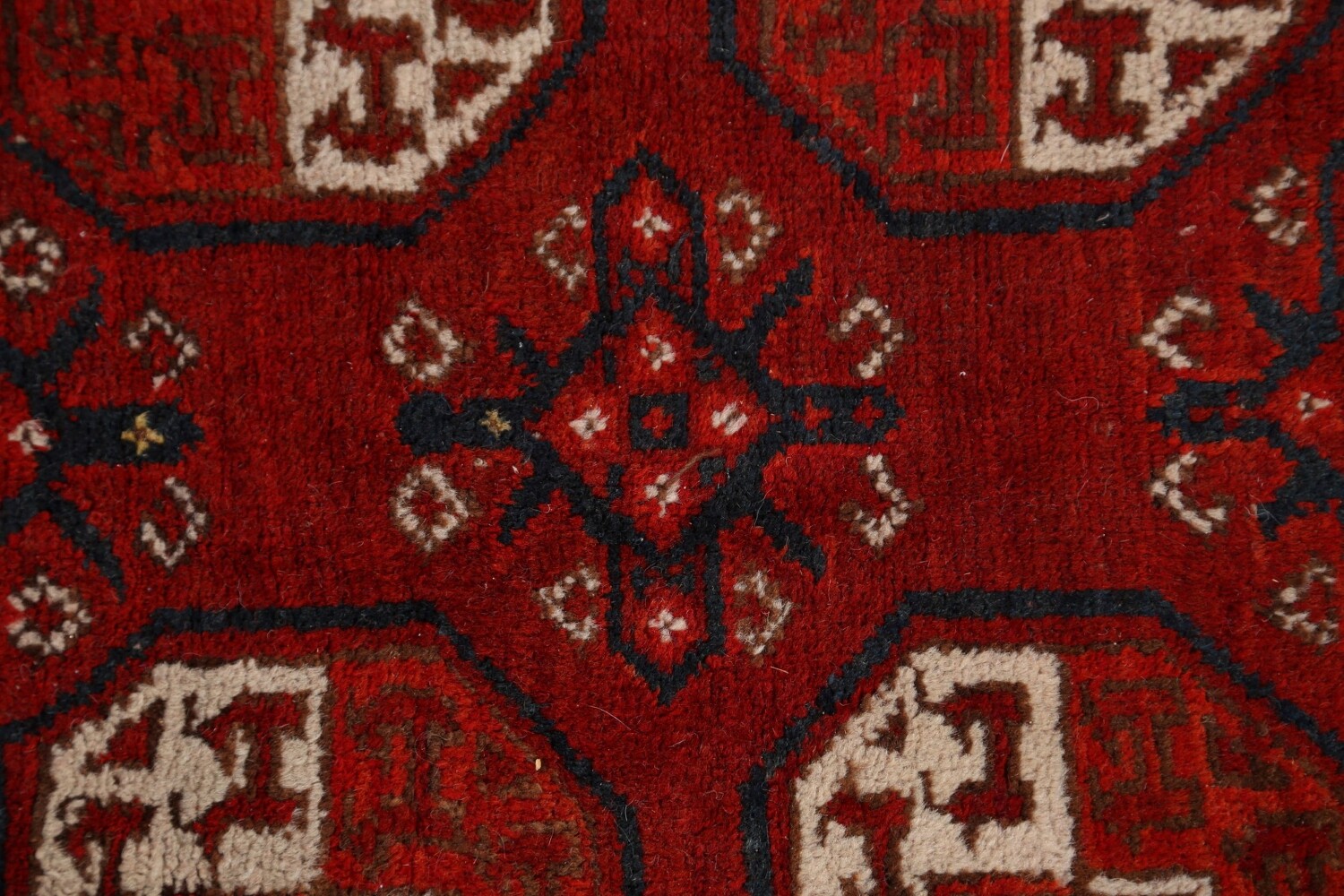 Antique Vegetable Dye Balouch Oriental Area Rug 7x9