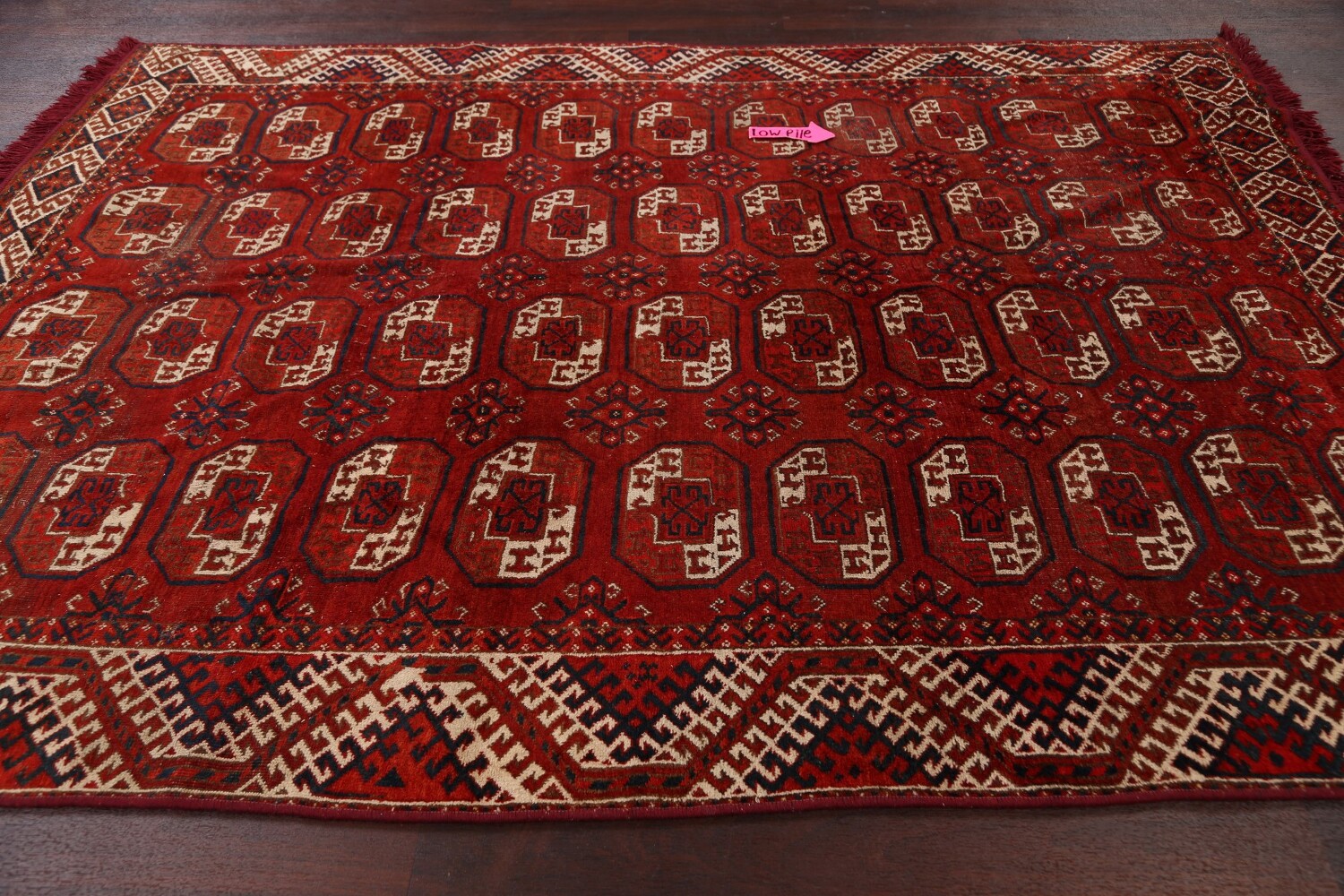 Antique Vegetable Dye Balouch Oriental Area Rug 7x9