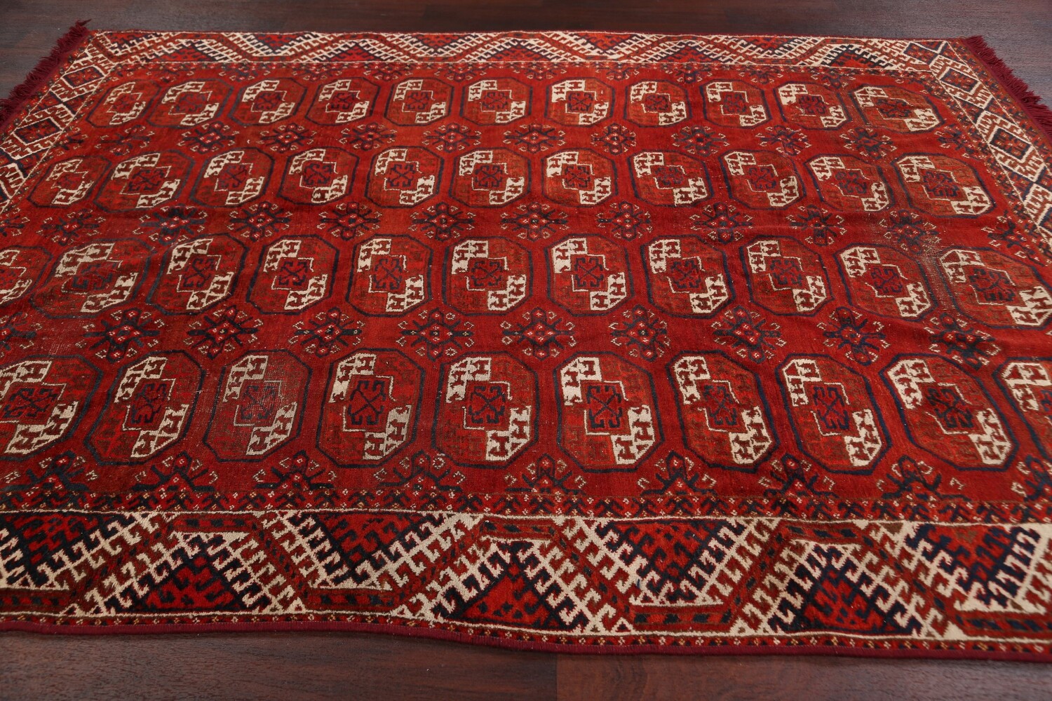 Antique Vegetable Dye Balouch Oriental Area Rug 7x9