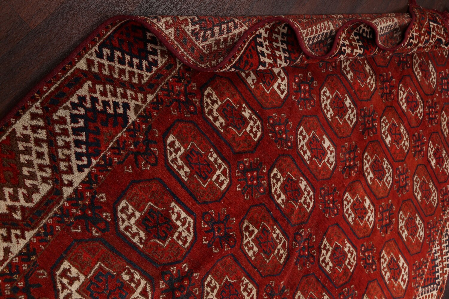 Antique Vegetable Dye Balouch Oriental Area Rug 7x9