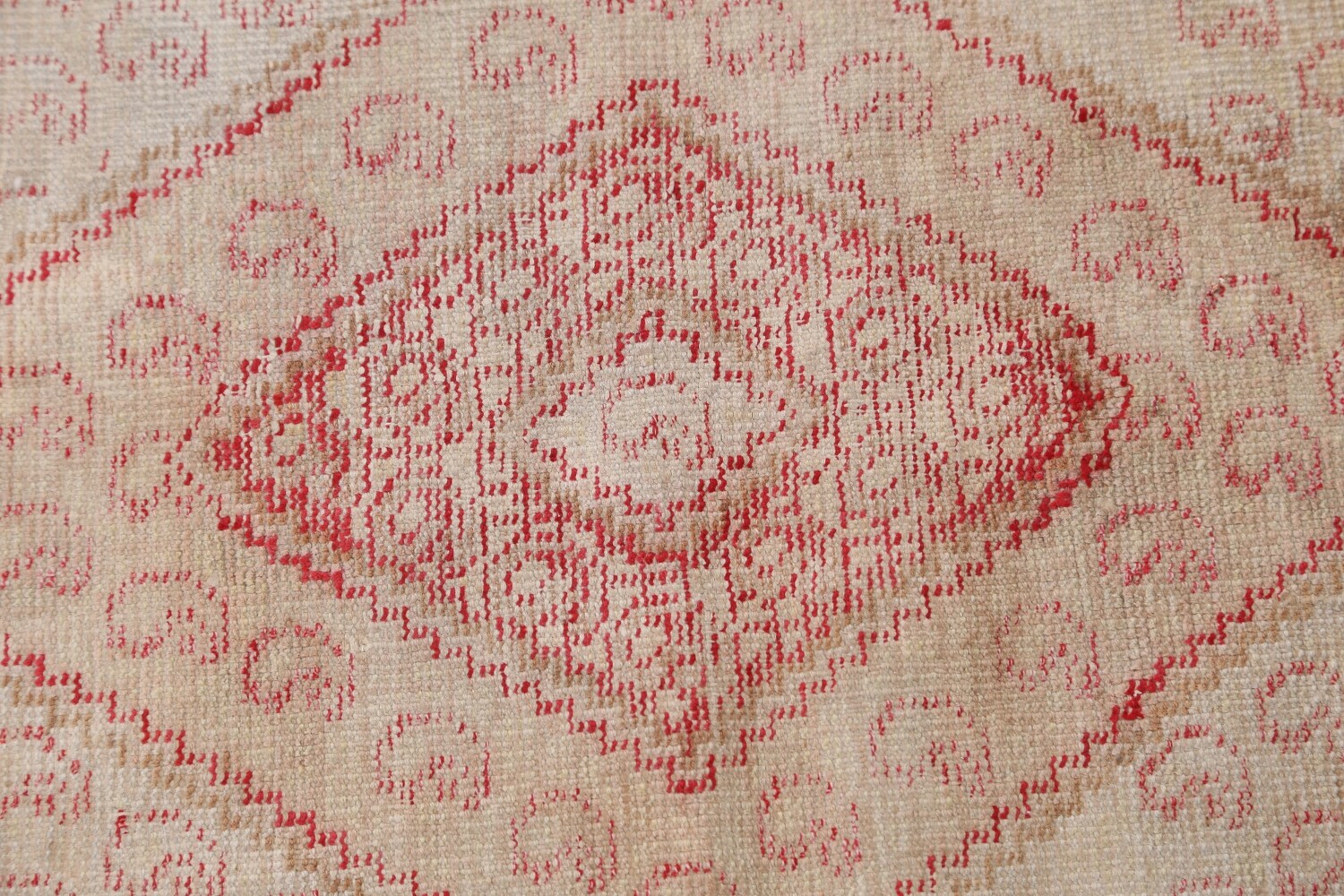 Antique Geometric Sarouk Persian Area Rug 4x6