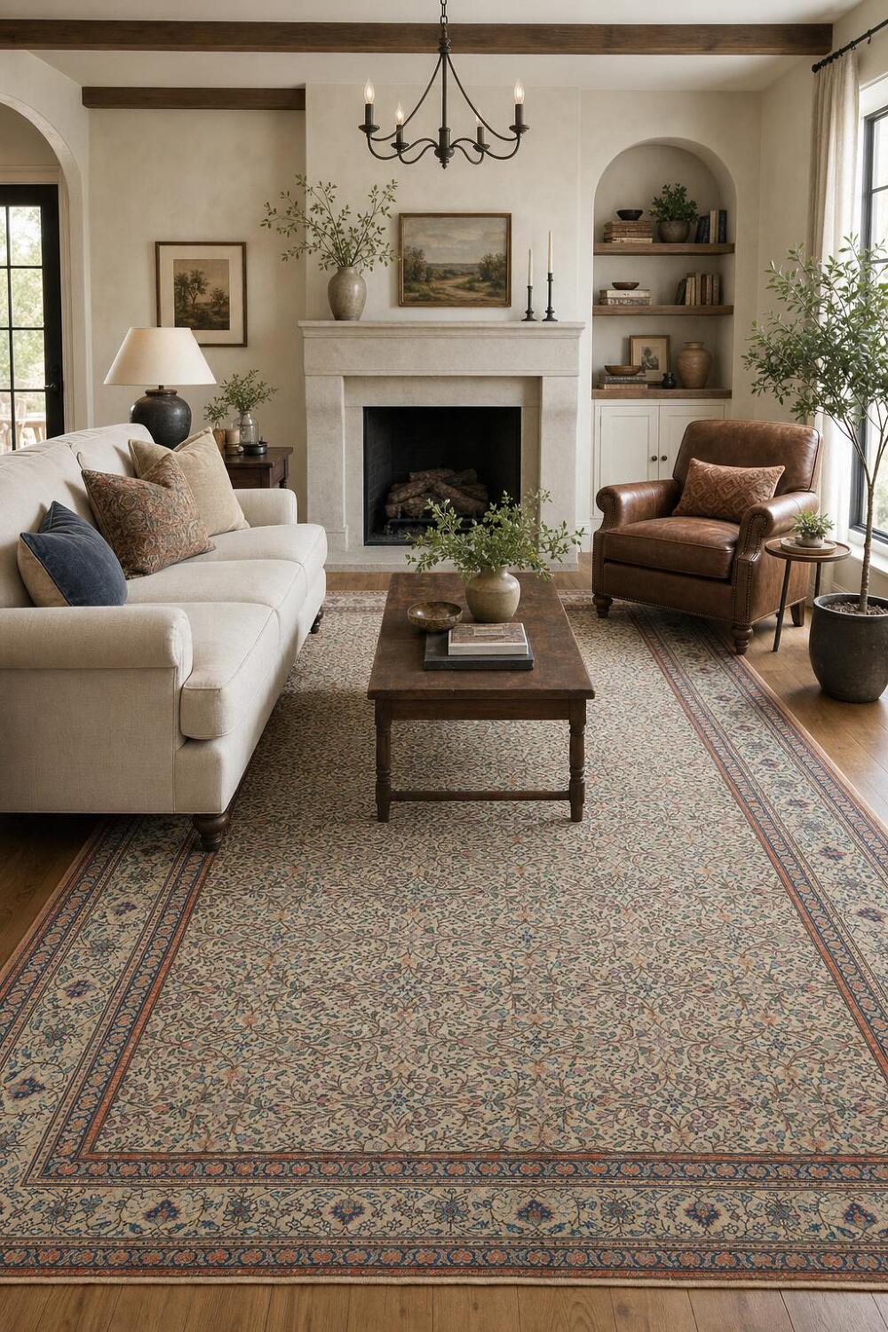 100% Vegetable Dye Anatolian Turkish Area Rug 6x10
