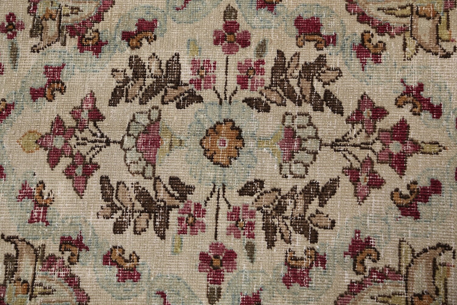 Antique Vegetable Dye Kerman Lavar Persian Area Rug 8x11