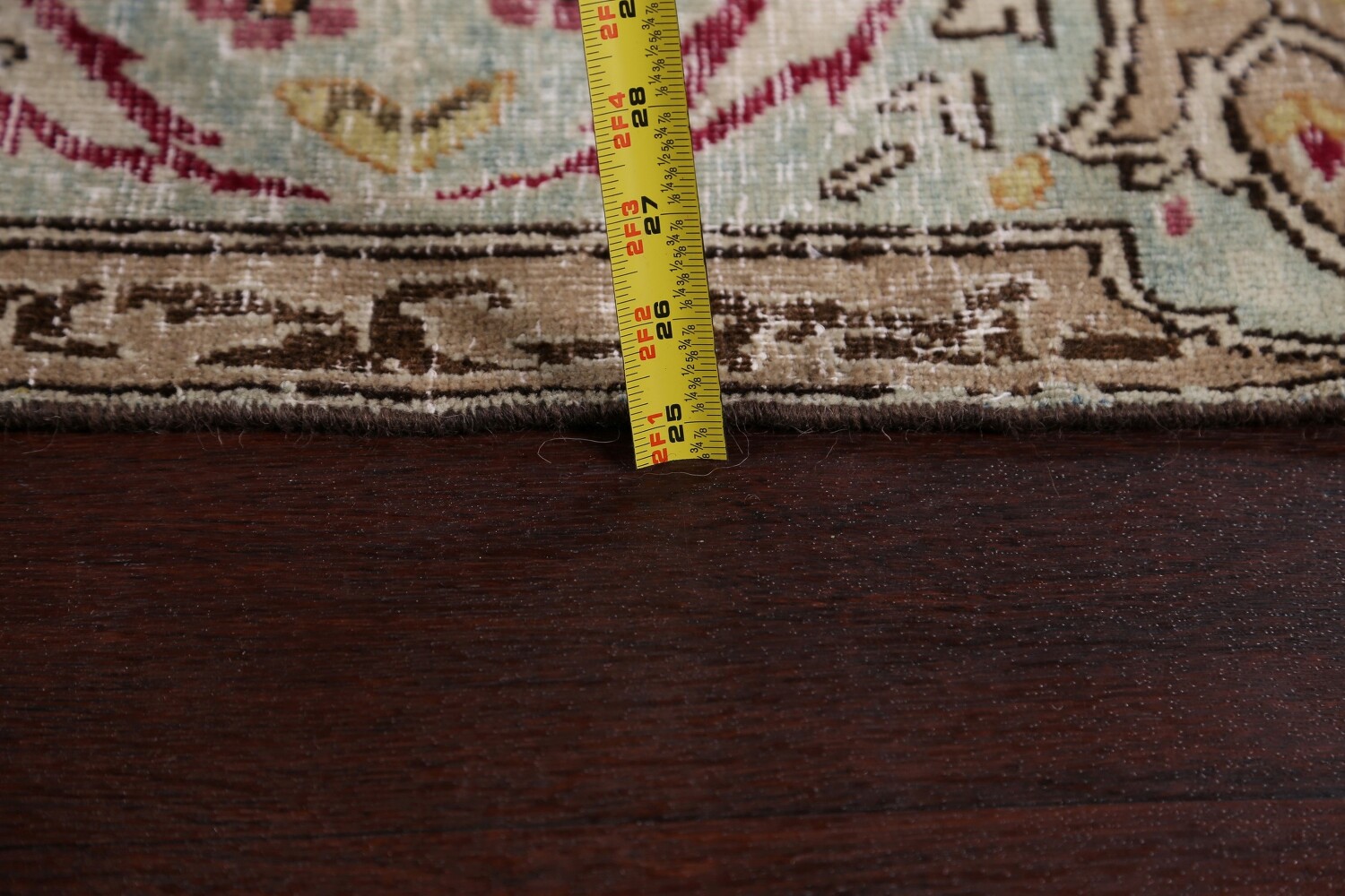 Antique Vegetable Dye Kerman Lavar Persian Area Rug 8x11