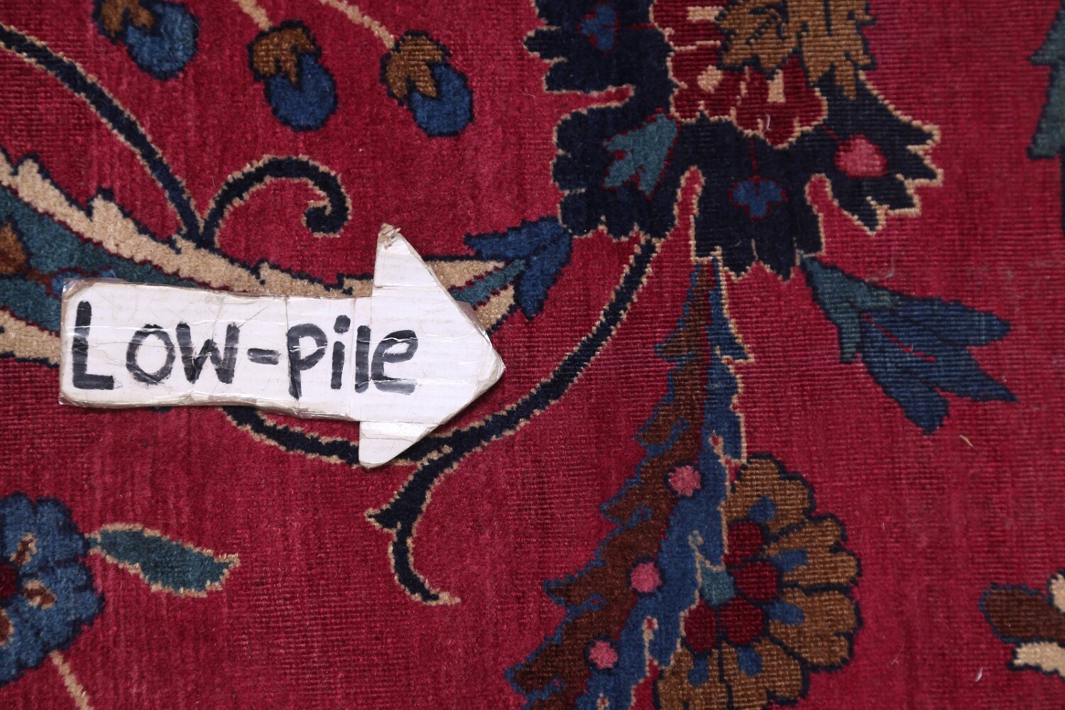 Pre-1900 Palace Size Antique Maroon 9x18 Kerman Lavar Persian Area Rug