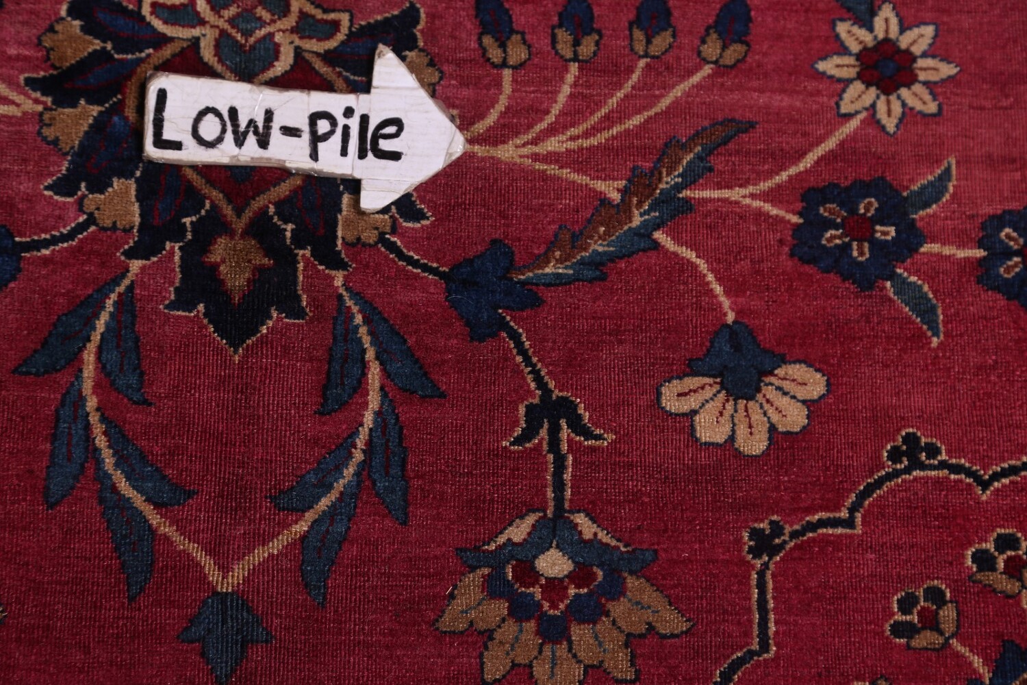 Pre-1900 Palace Size Antique Maroon 9x18 Kerman Lavar Persian Area Rug