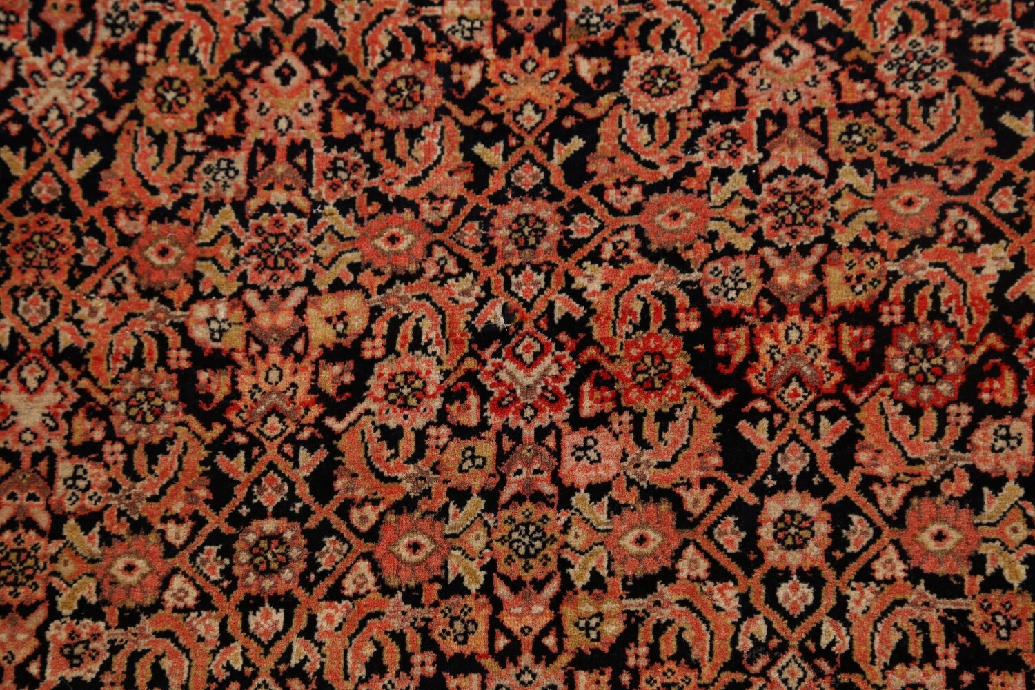 Pre-1900 Antique Sarouk Farahan Persian Area Rug 4x7