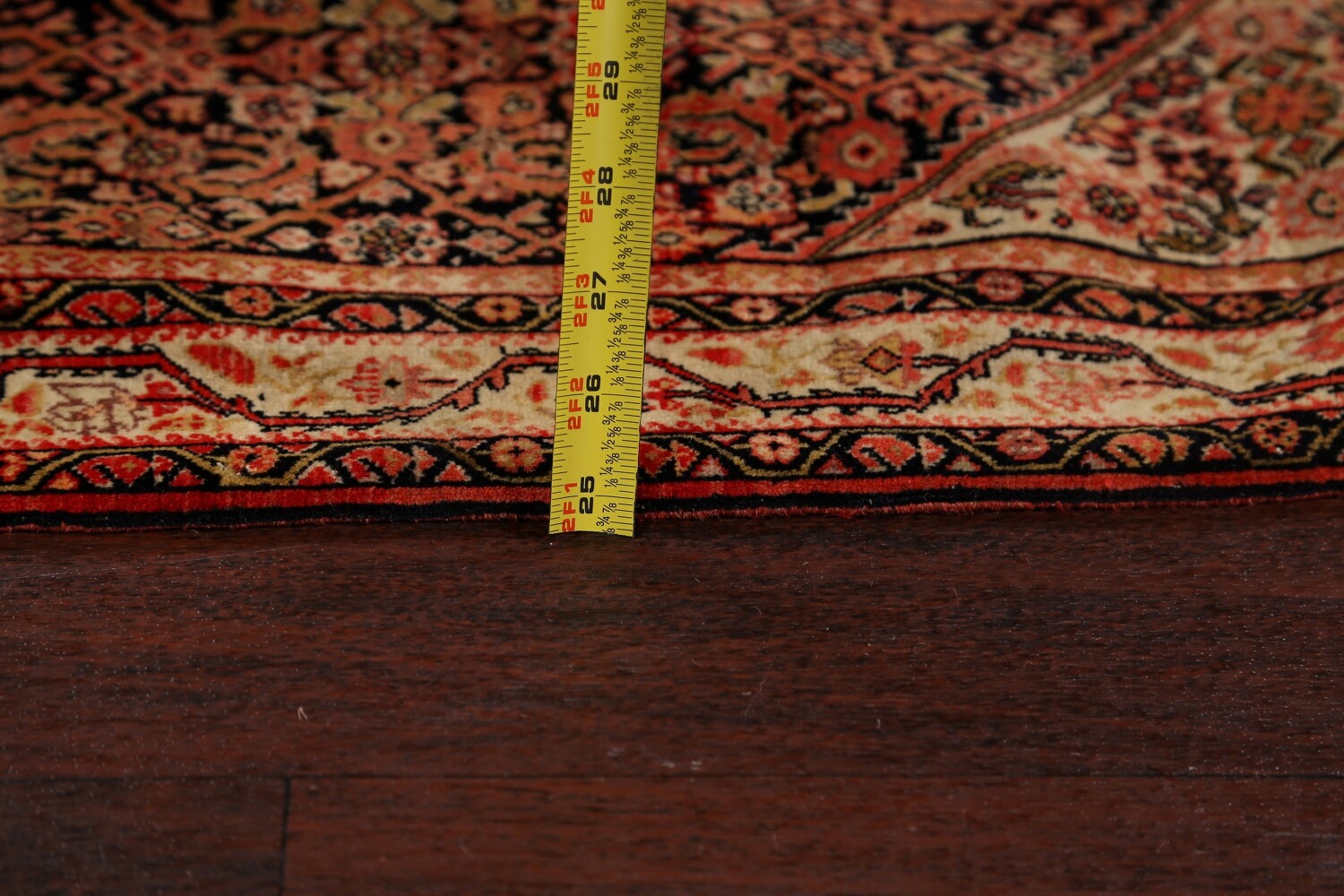 Pre-1900 Antique Sarouk Farahan Persian Area Rug 4x7