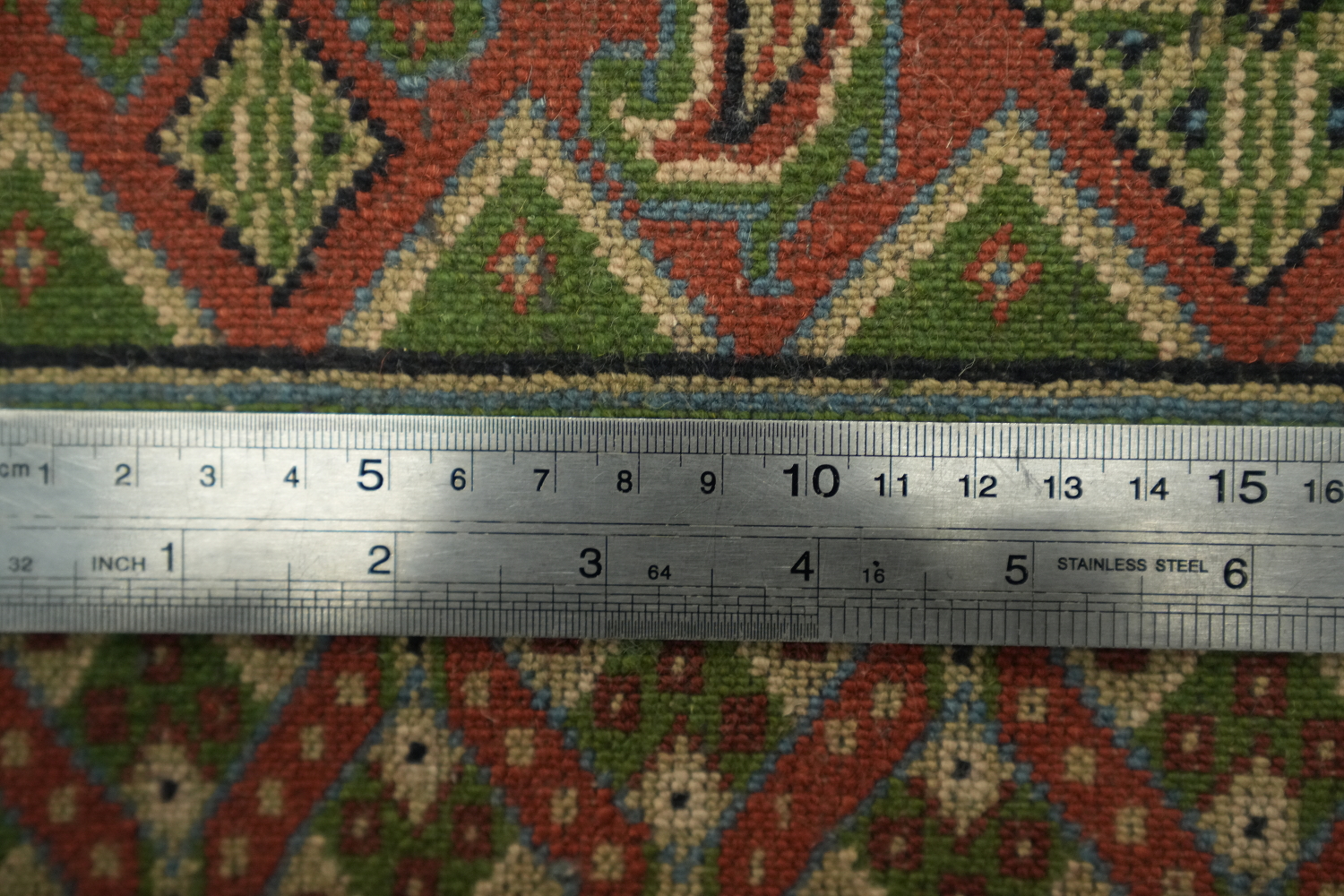 Vegetable Dye Turkoman Persian Area Rug 2x4