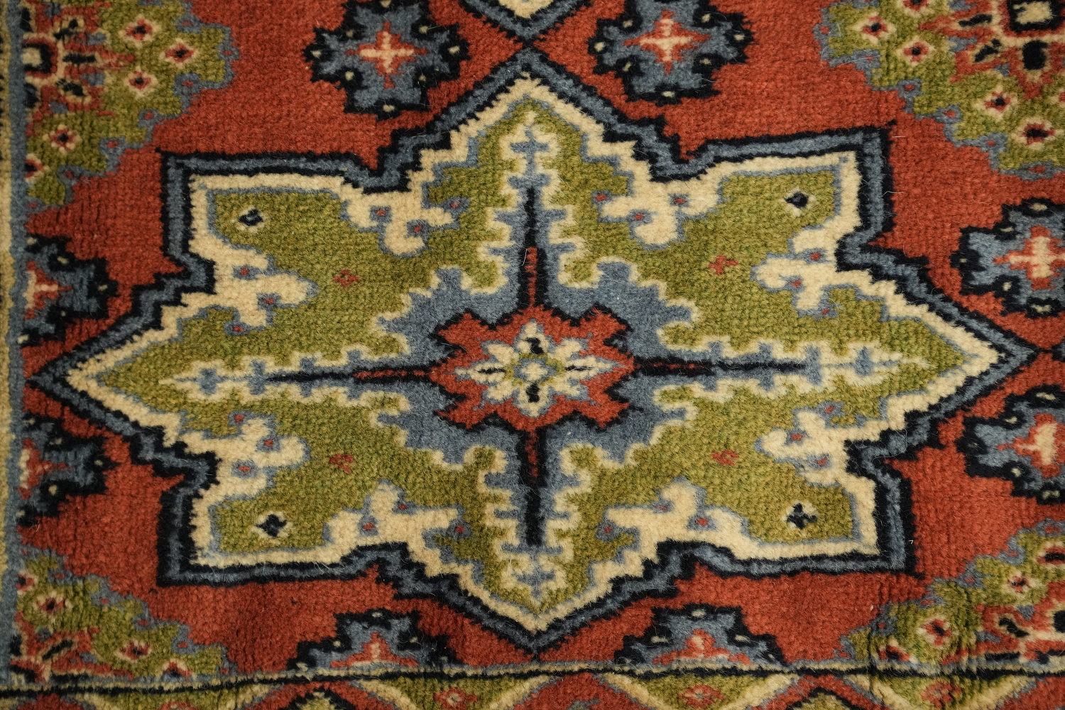 Vegetable Dye Turkoman Persian Area Rug 2x4