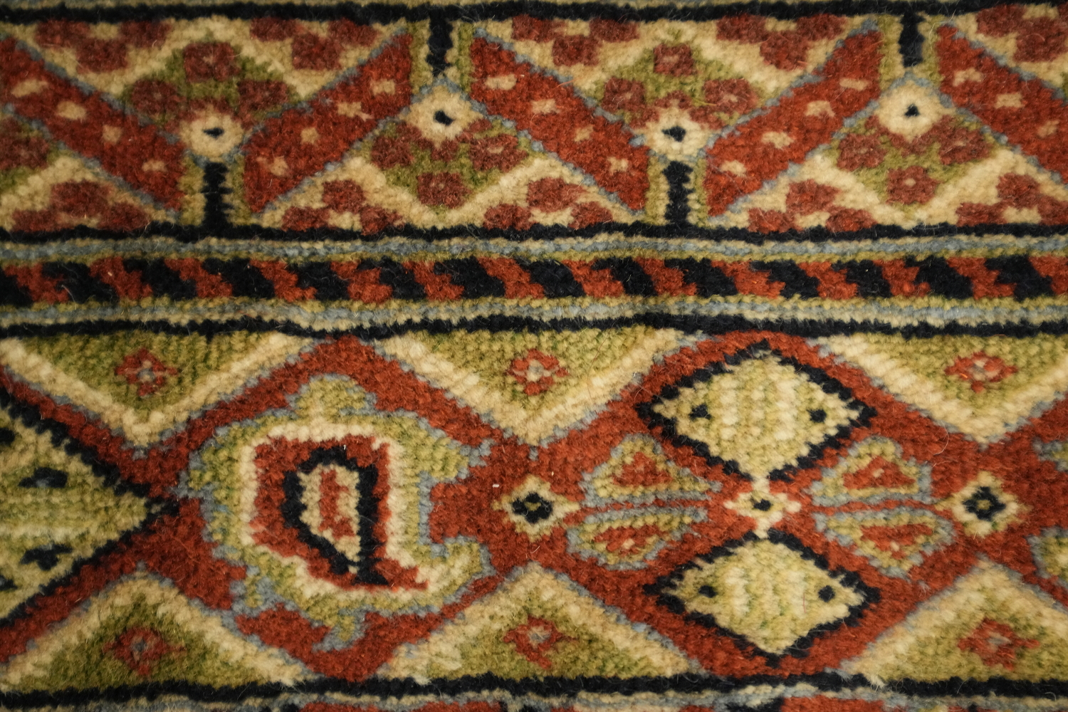 Vegetable Dye Turkoman Persian Area Rug 2x4
