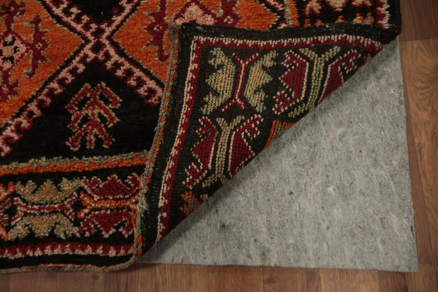 Artisan Crafted Moroccan Area Rug 6x11 with Rich Earthy Color Palette