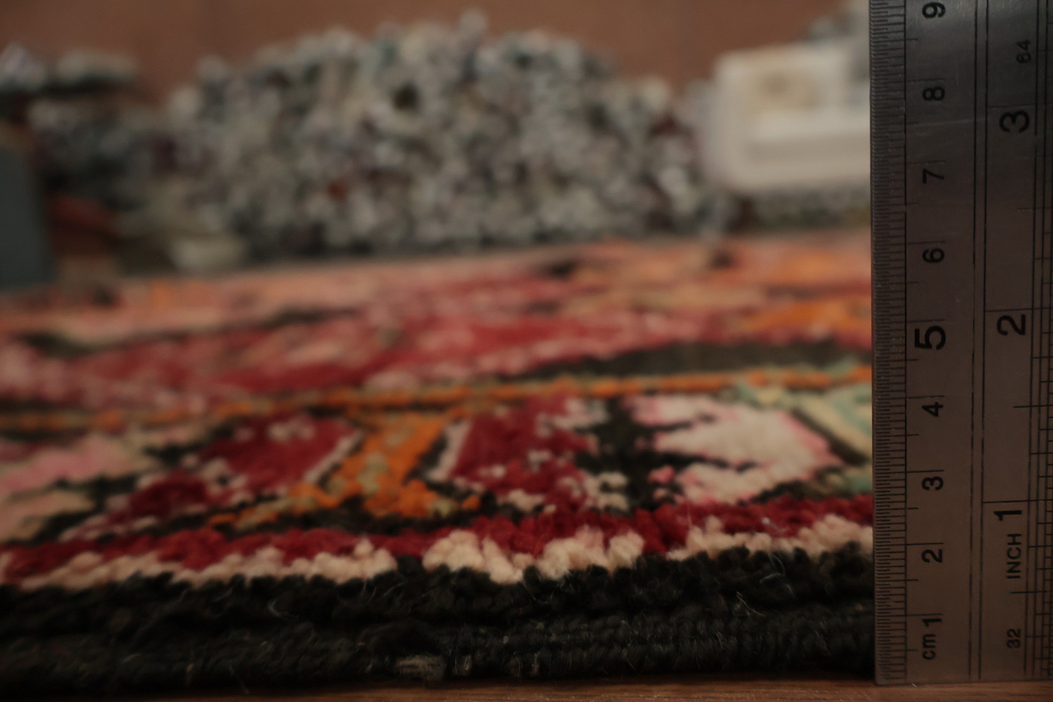 Artisan Crafted Moroccan Area Rug 6x11 with Rich Earthy Color Palette