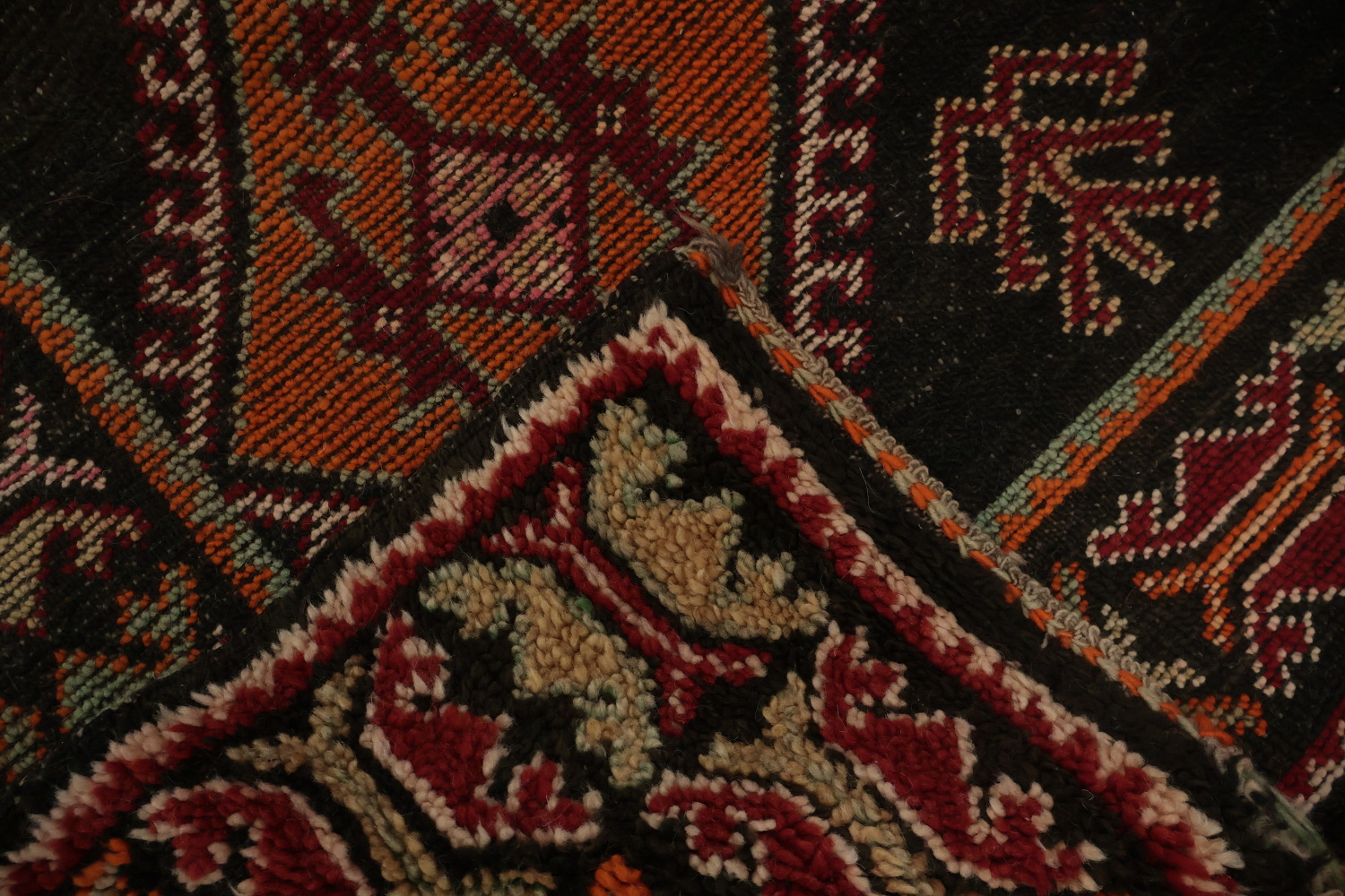 Artisan Crafted Moroccan Area Rug 6x11 with Rich Earthy Color Palette