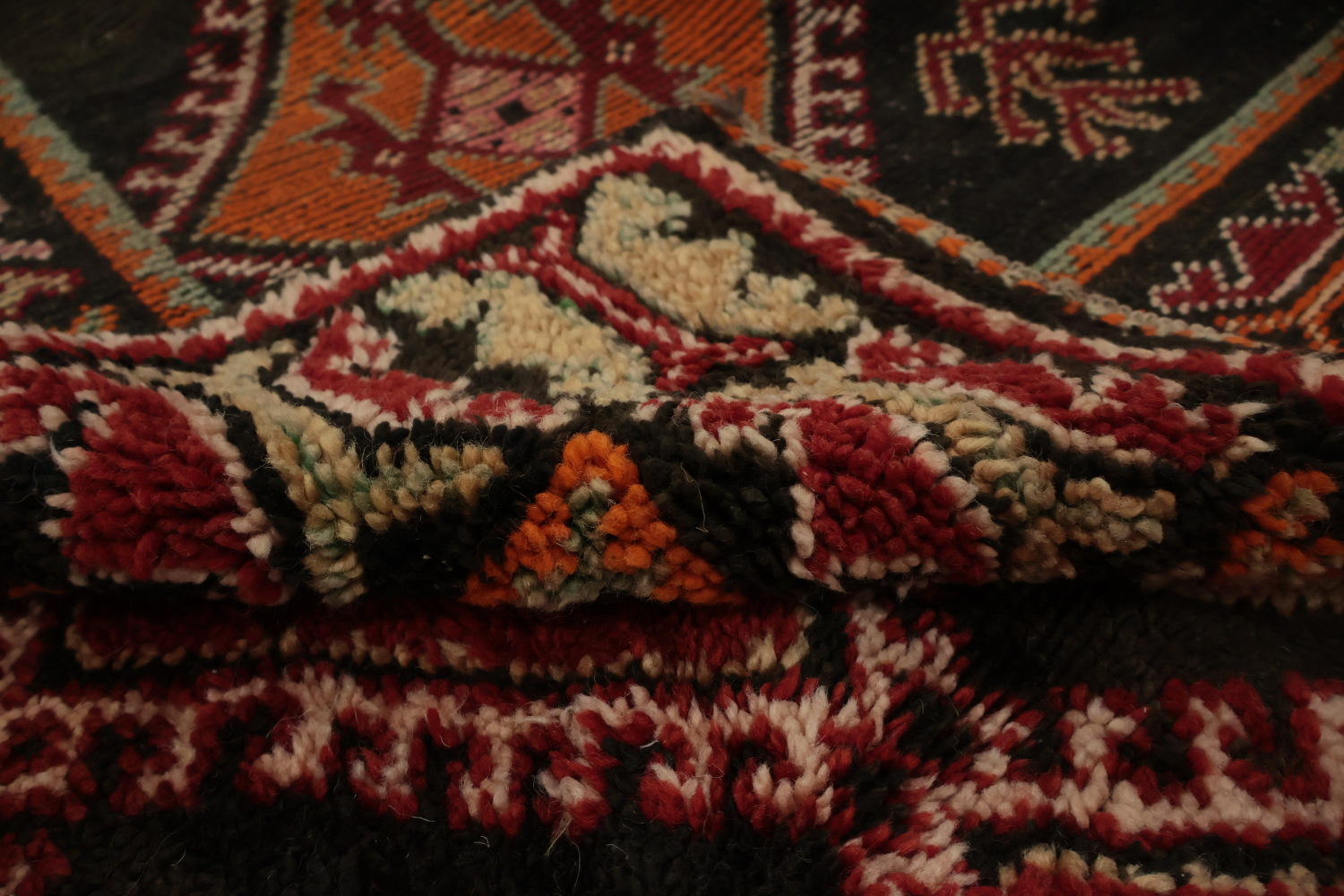 Artisan Crafted Moroccan Area Rug 6x11 with Rich Earthy Color Palette