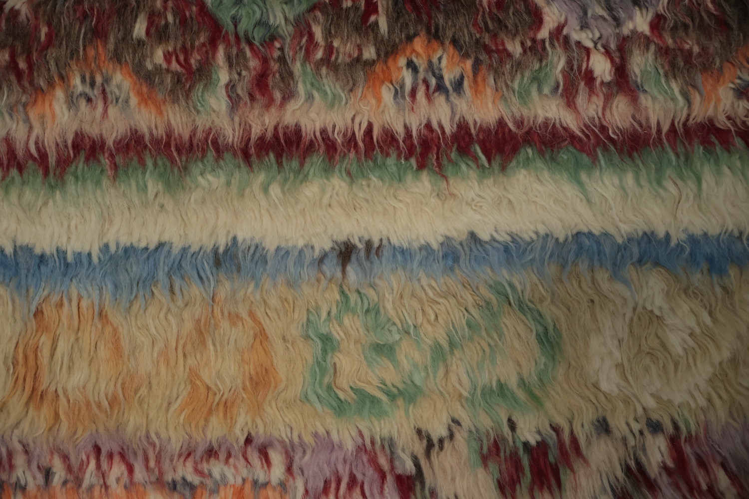 Authentic Moroccan Area Rug 7x10 with Vivid Patterns for Timeless Charm