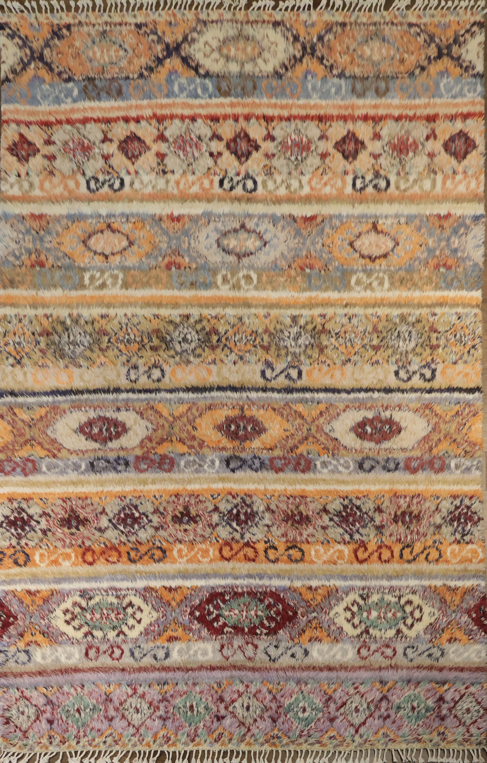 New Moroccan Oriental Modern Wool Area Rug 7x10