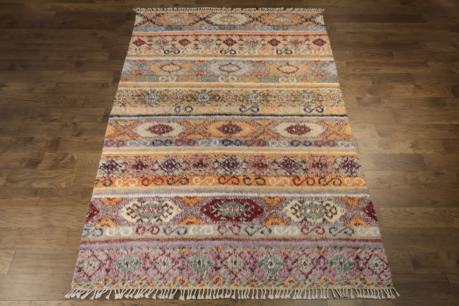 New Moroccan Oriental Modern Wool Area Rug 7x10