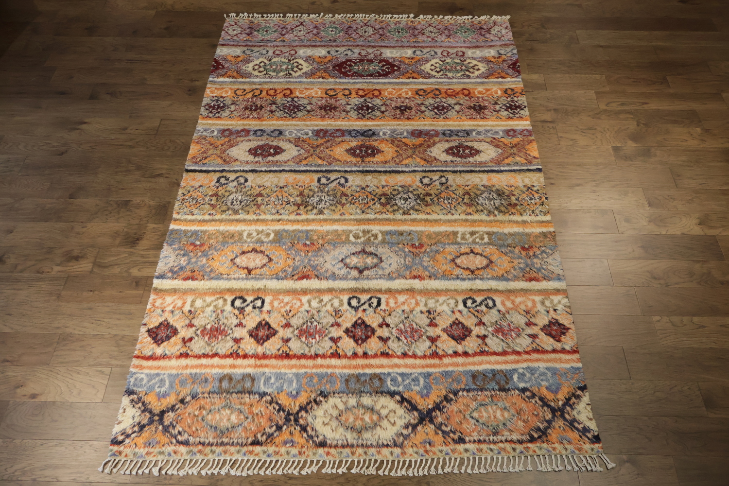 New Moroccan Oriental Modern Wool Area Rug 7x10