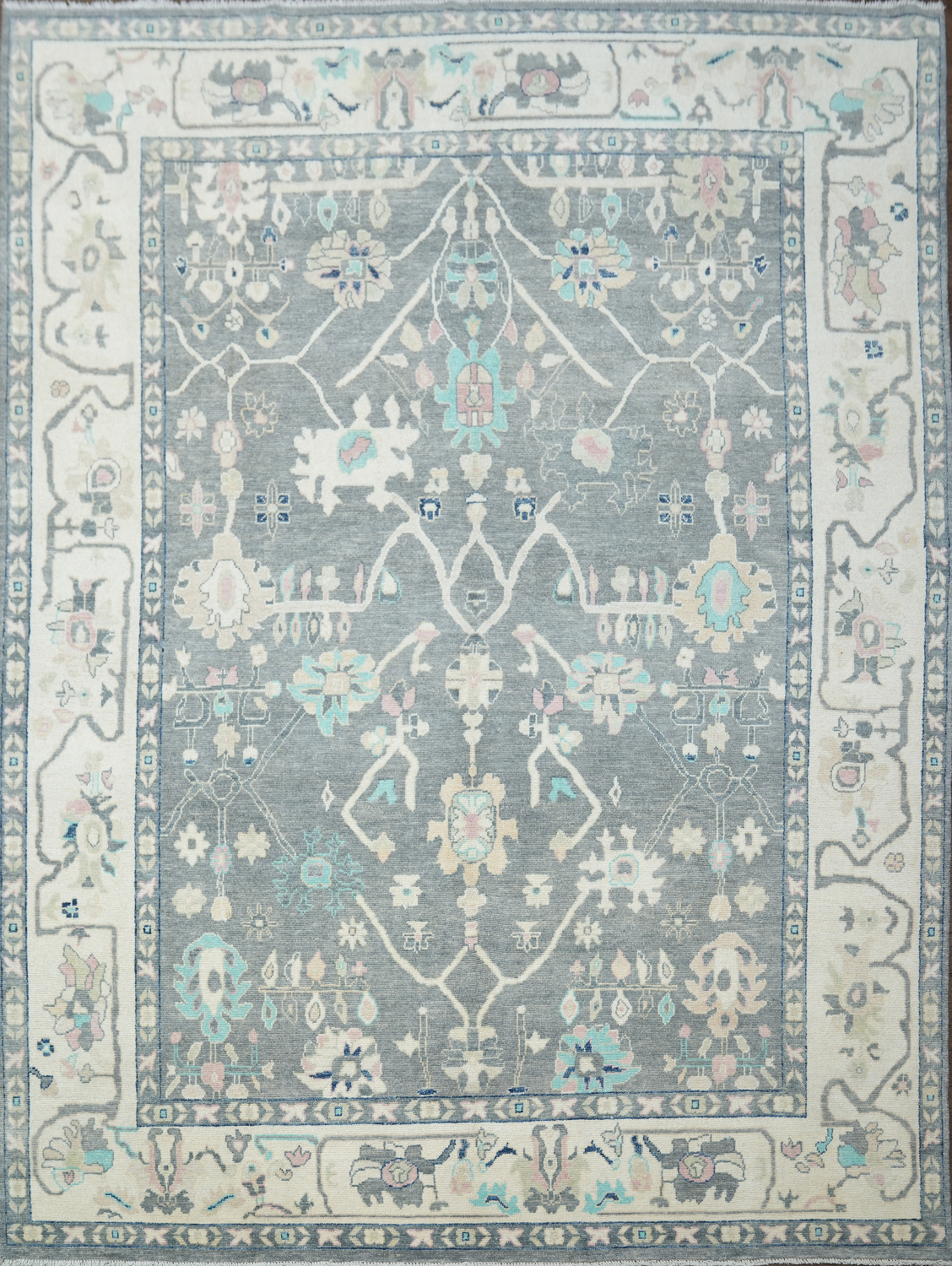 Authentic Oushak Turkish Oriental Area Rug 9x12