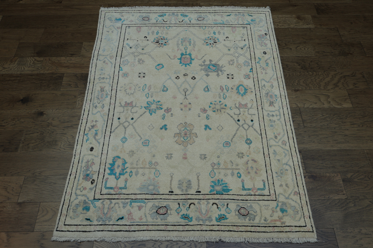 Floral Oushak Oriental Area Rug 5x6