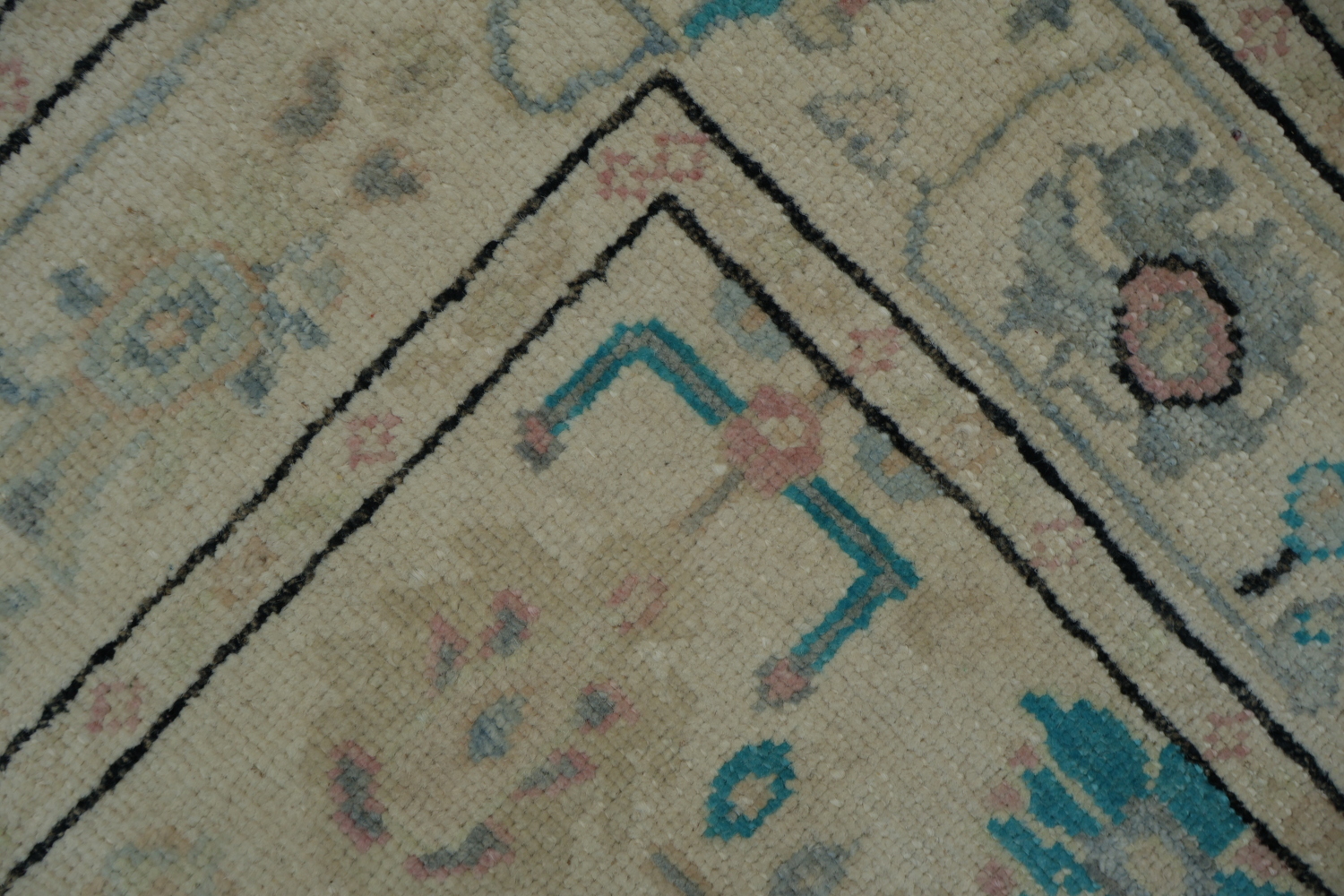 Floral Oushak Oriental Area Rug 5x6