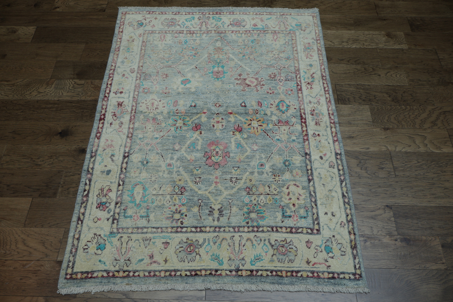 Floral Oushak Oriental Area Rug 5x6