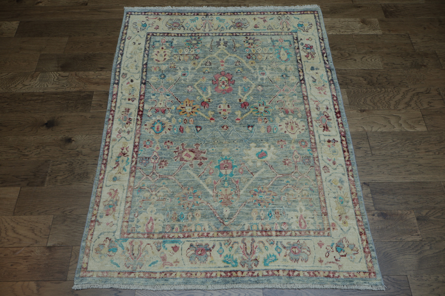 Floral Oushak Oriental Area Rug 5x6