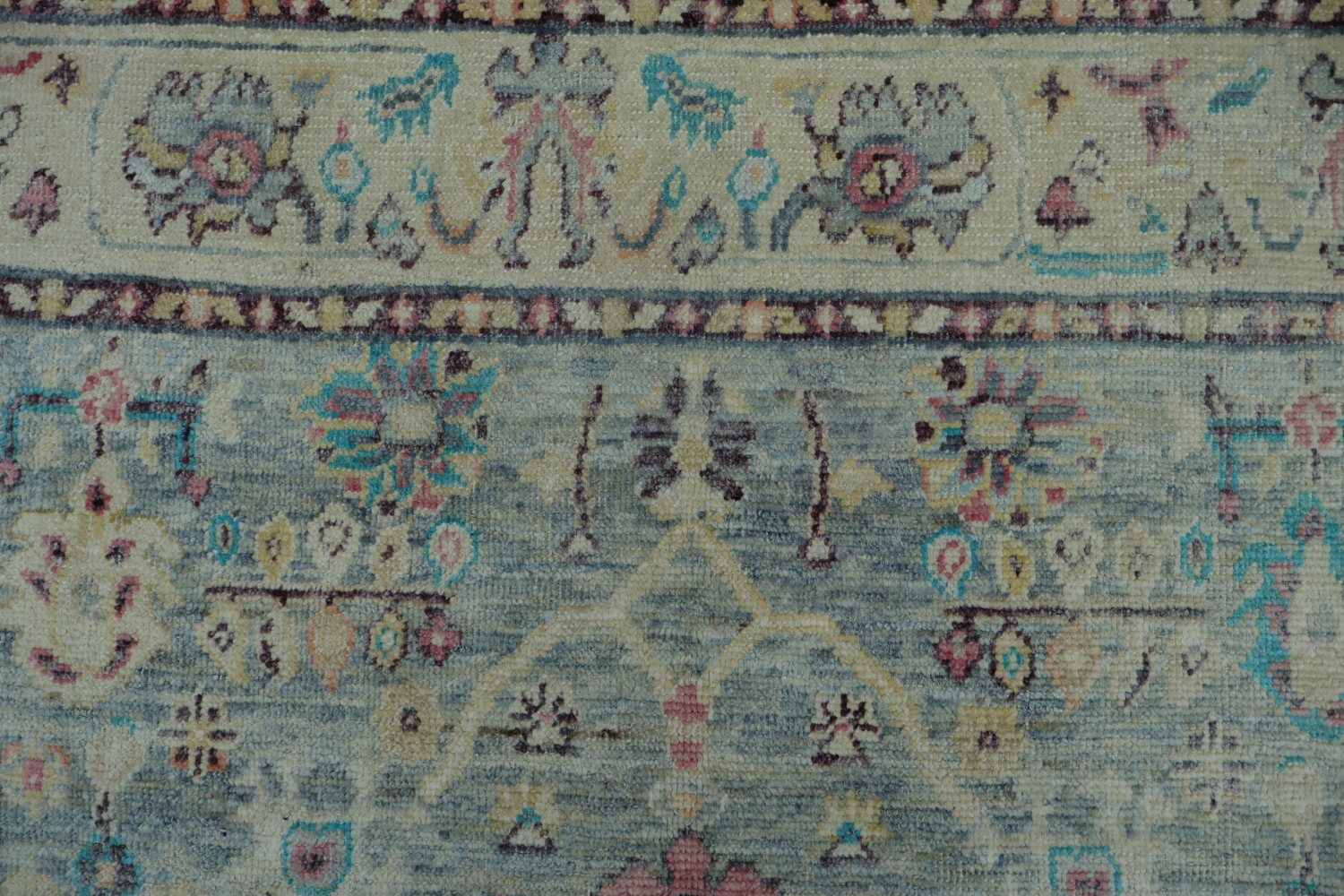 Floral Oushak Oriental Area Rug 5x6