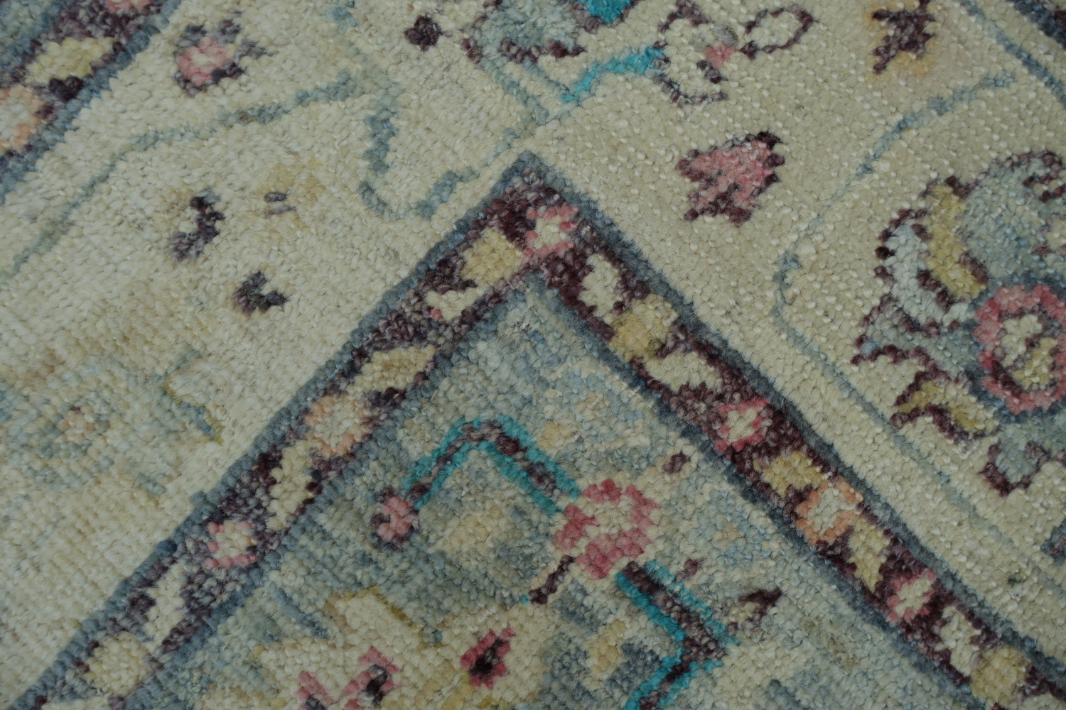 Floral Oushak Oriental Area Rug 5x6
