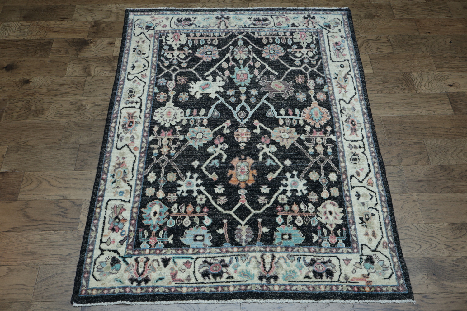 Geometric Oushak Oriental Area Rug 5x6