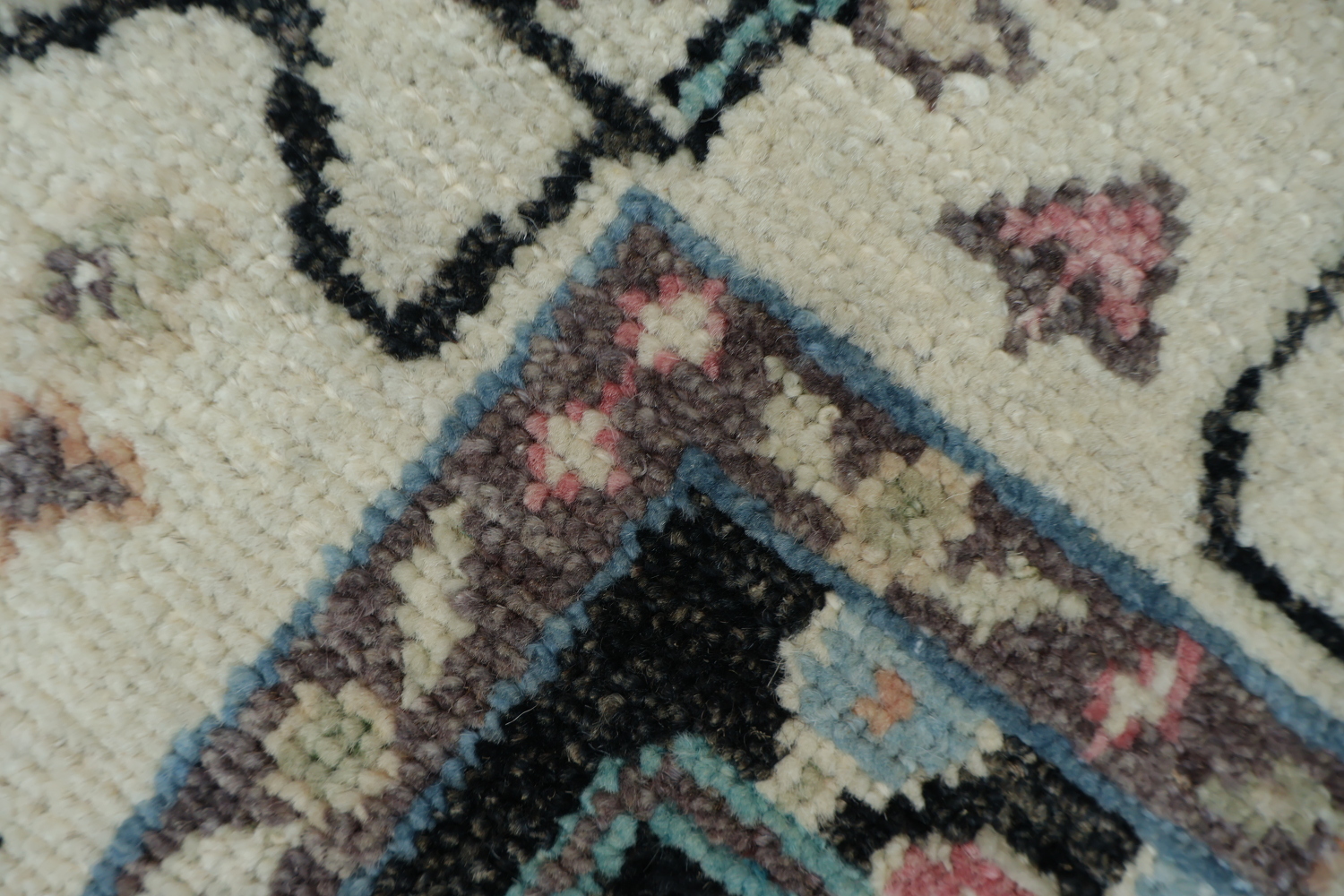 Geometric Oushak Oriental Area Rug 5x6