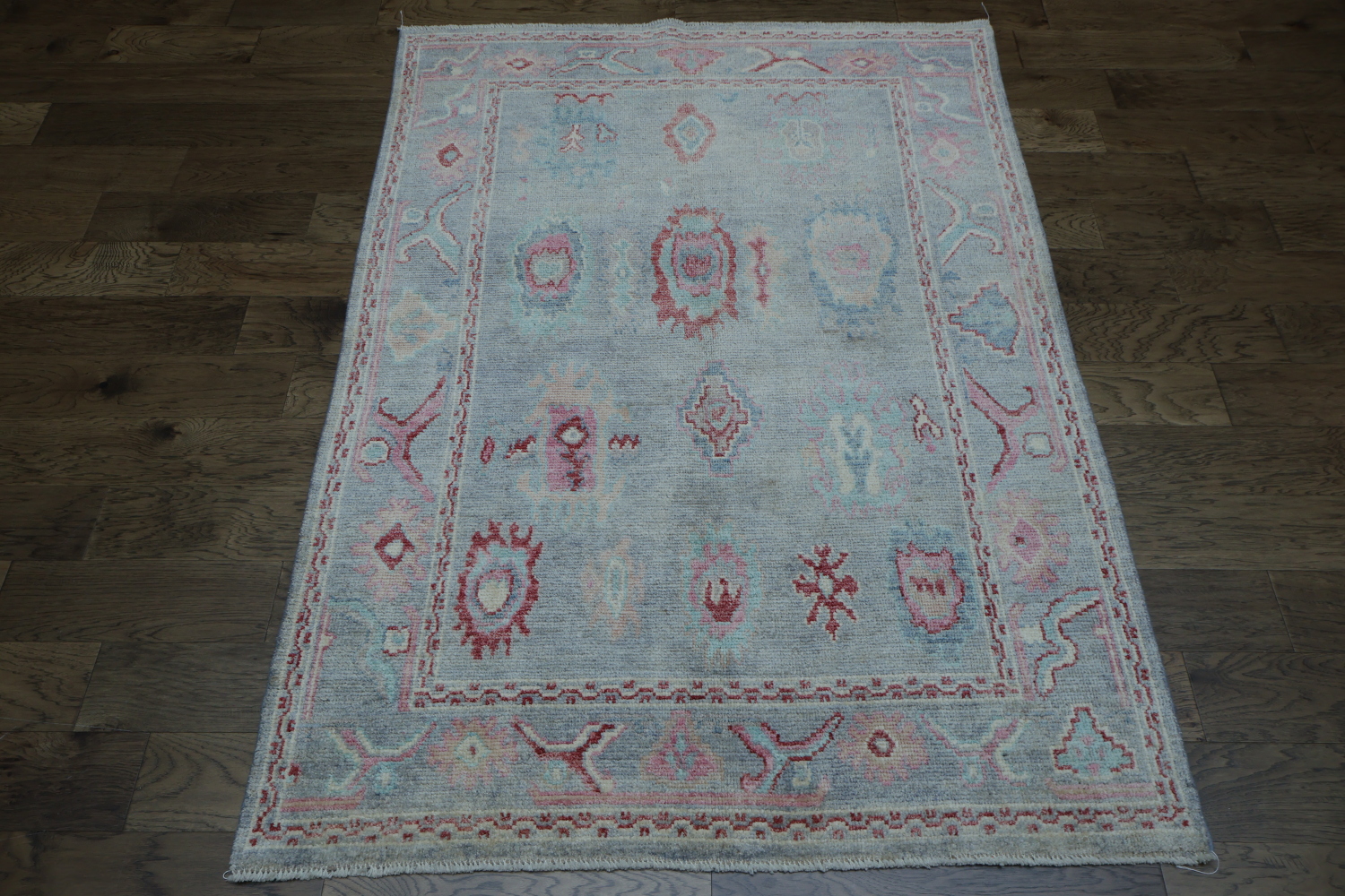 Geometric Authentic Oushak Turkish Oriental Area Rug 5x7