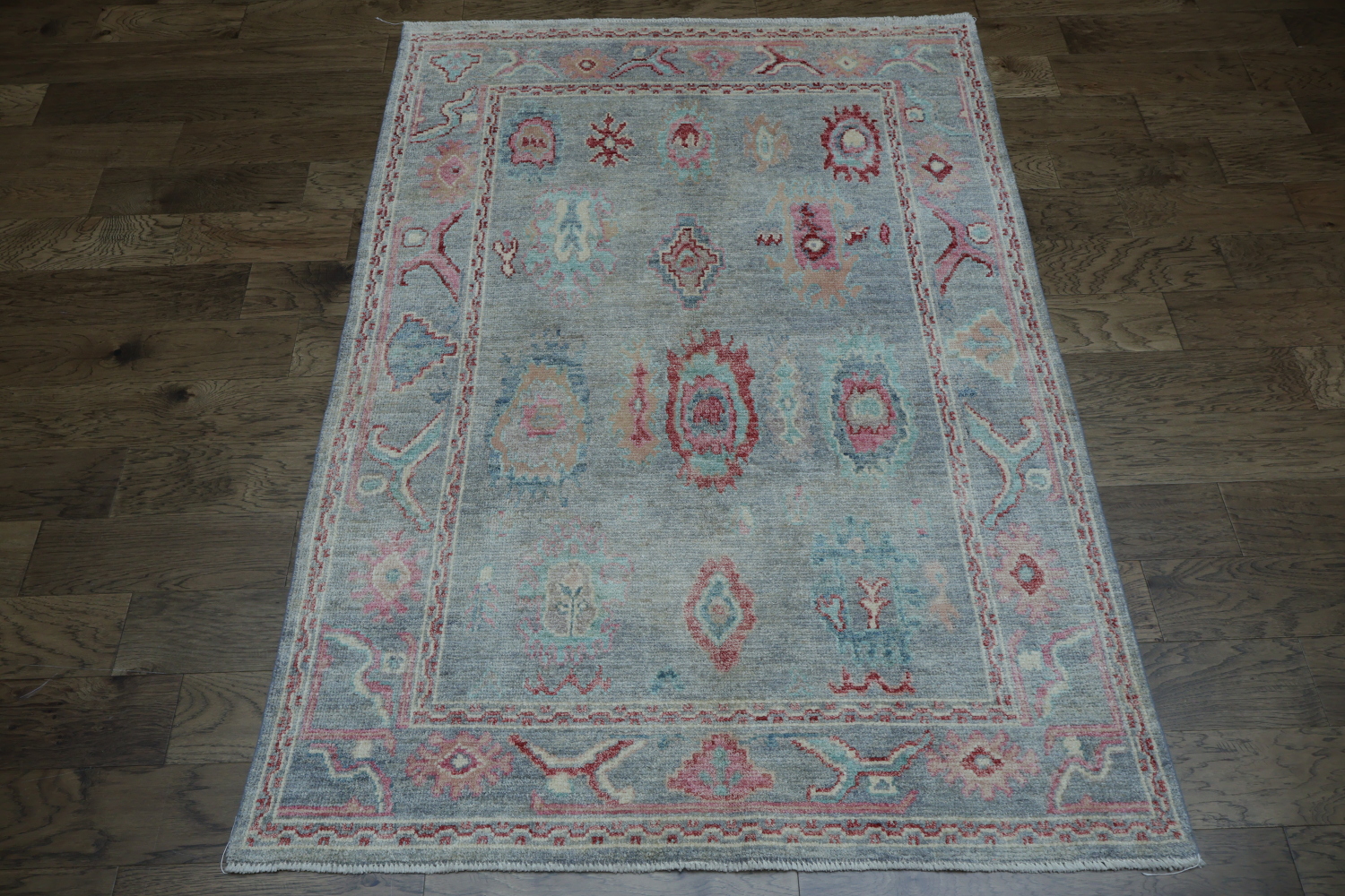 Geometric Authentic Oushak Turkish Oriental Area Rug 5x7