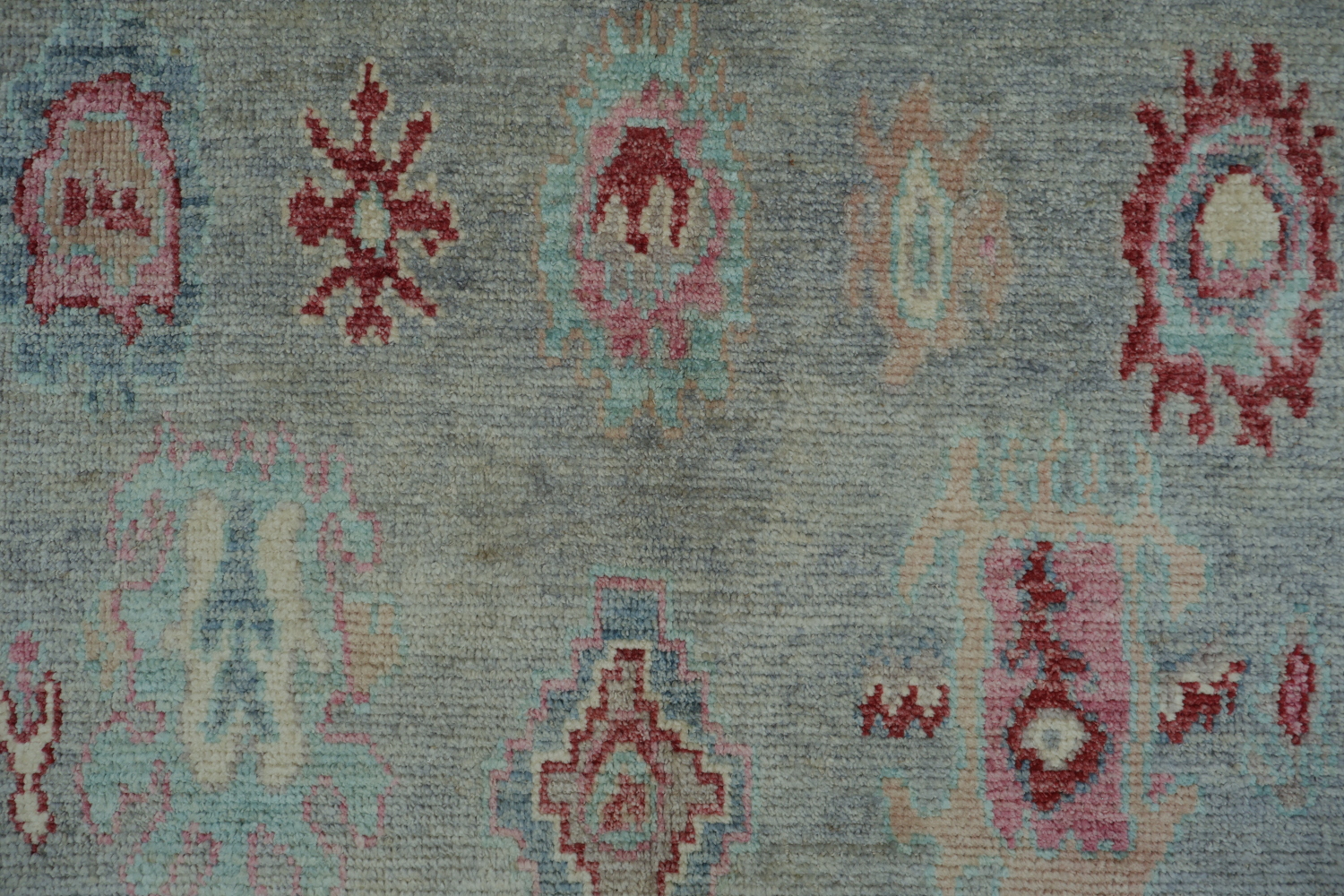 Geometric Authentic Oushak Turkish Oriental Area Rug 5x7