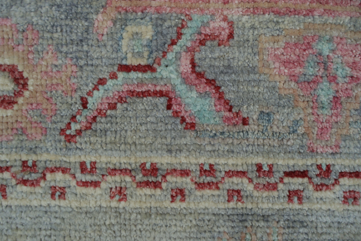 Geometric Authentic Oushak Turkish Oriental Area Rug 5x7