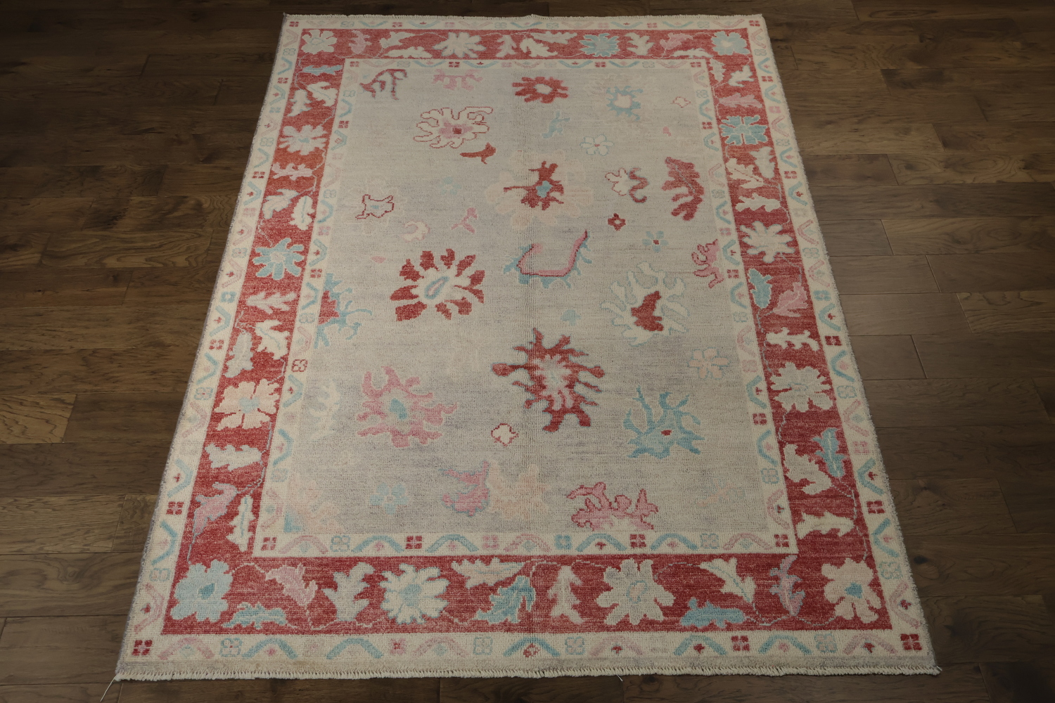 Geometric Authentic Oushak Turkish Oriental Area Rug 6x9